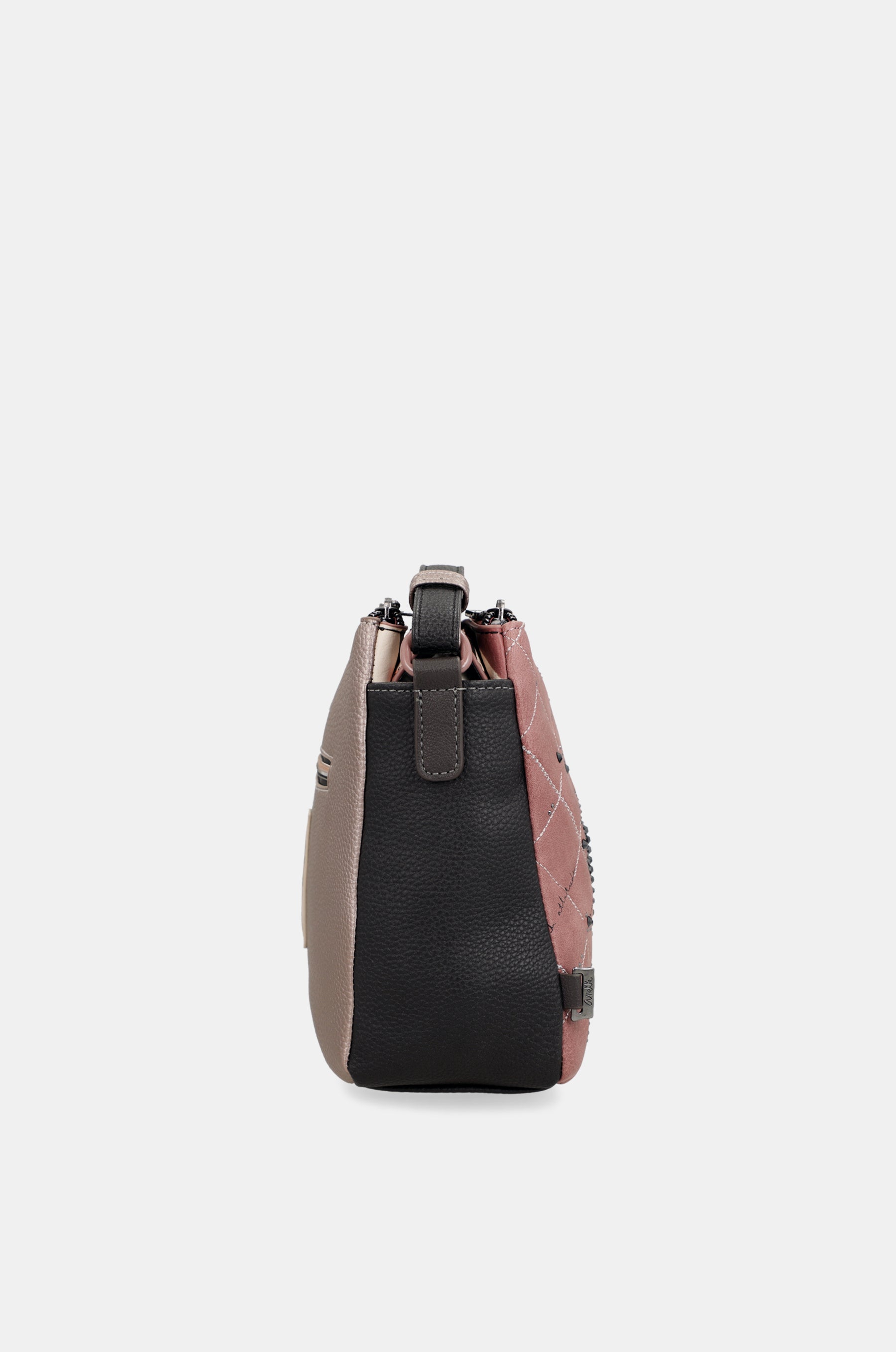Parisian 3-compartment printed crossbody bag