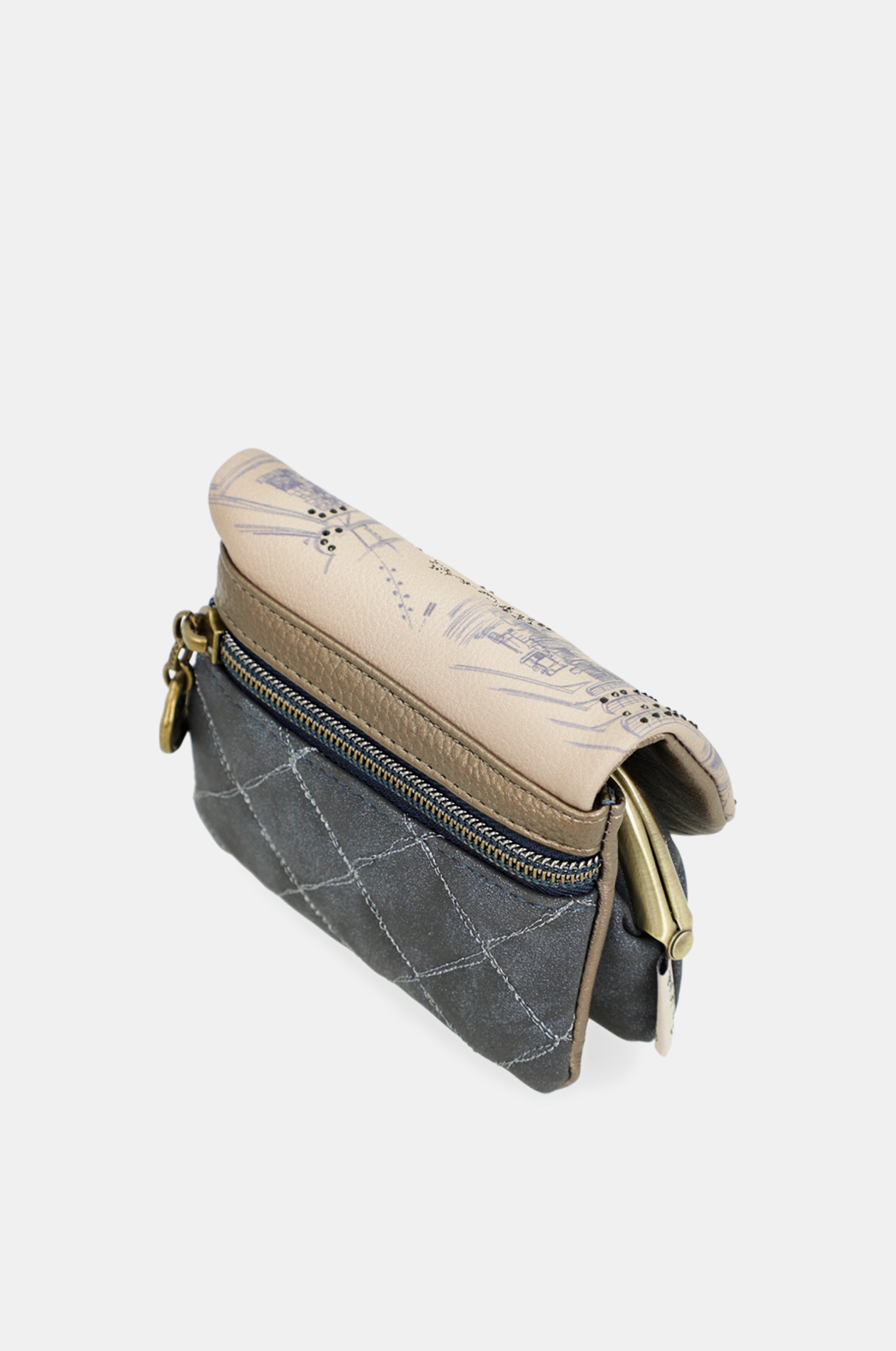 Studio coin purse with flap