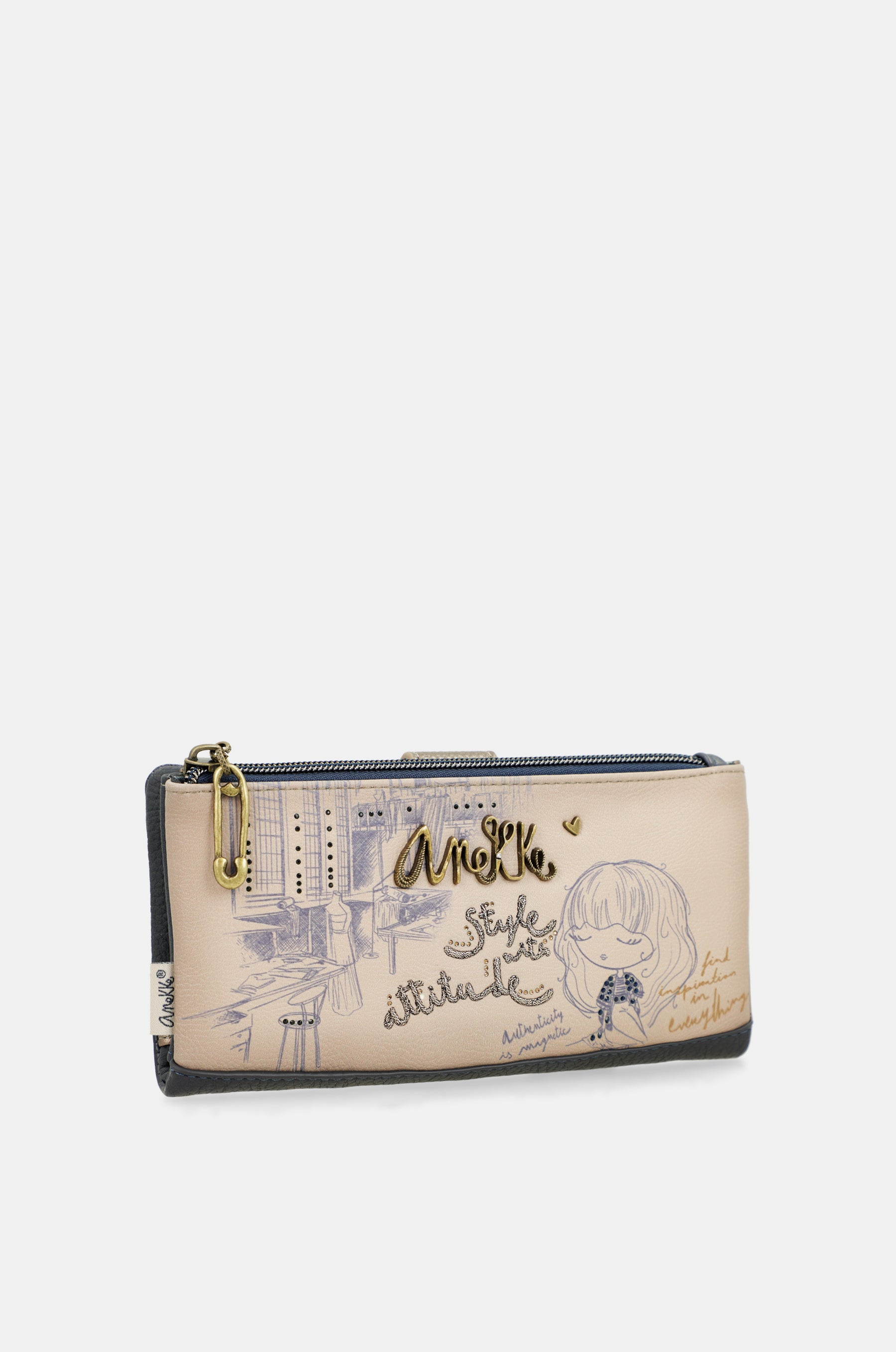 Studio flexible large RFID wallet