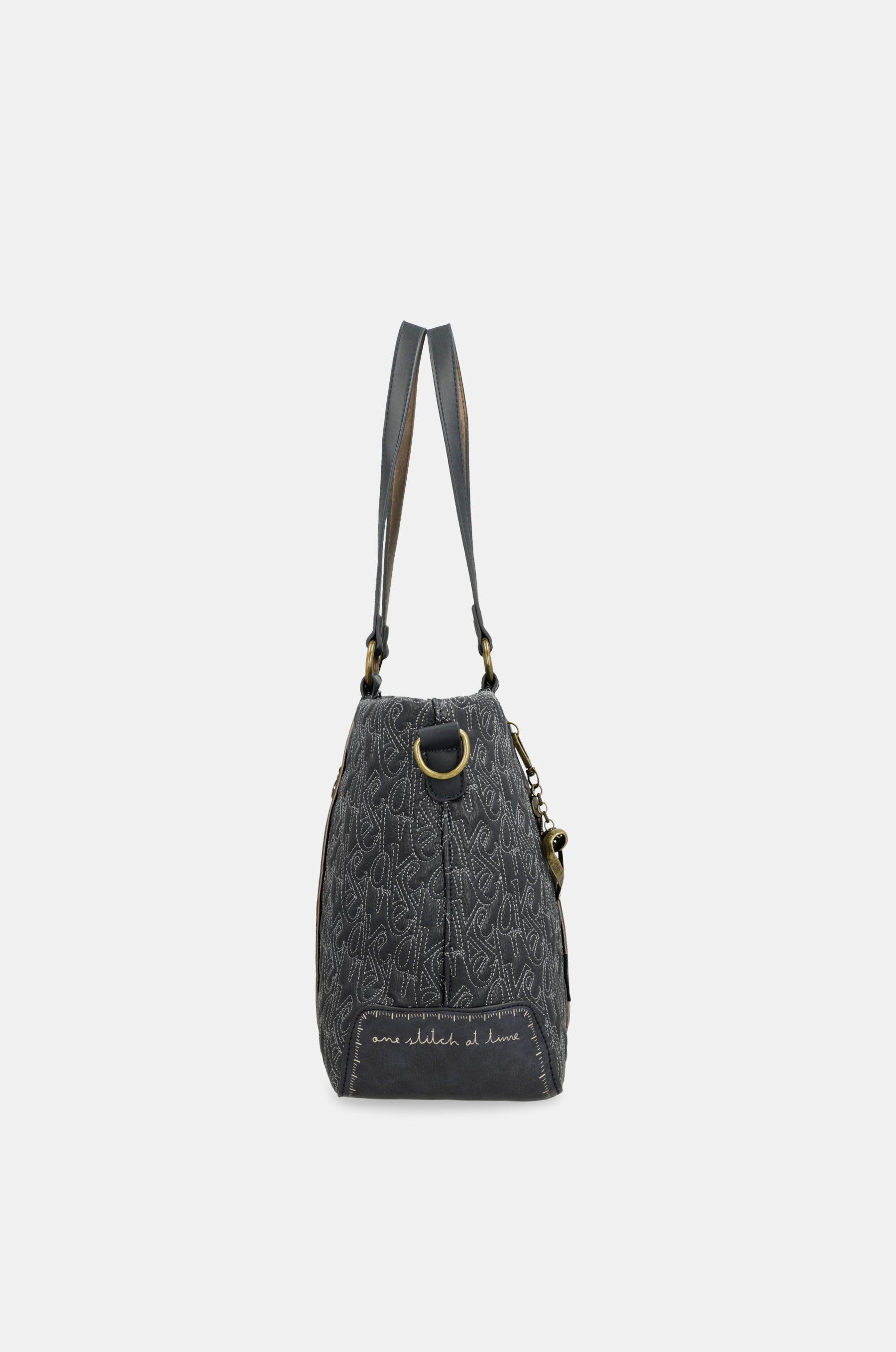 Boutique short-handle bag with shoulder strap