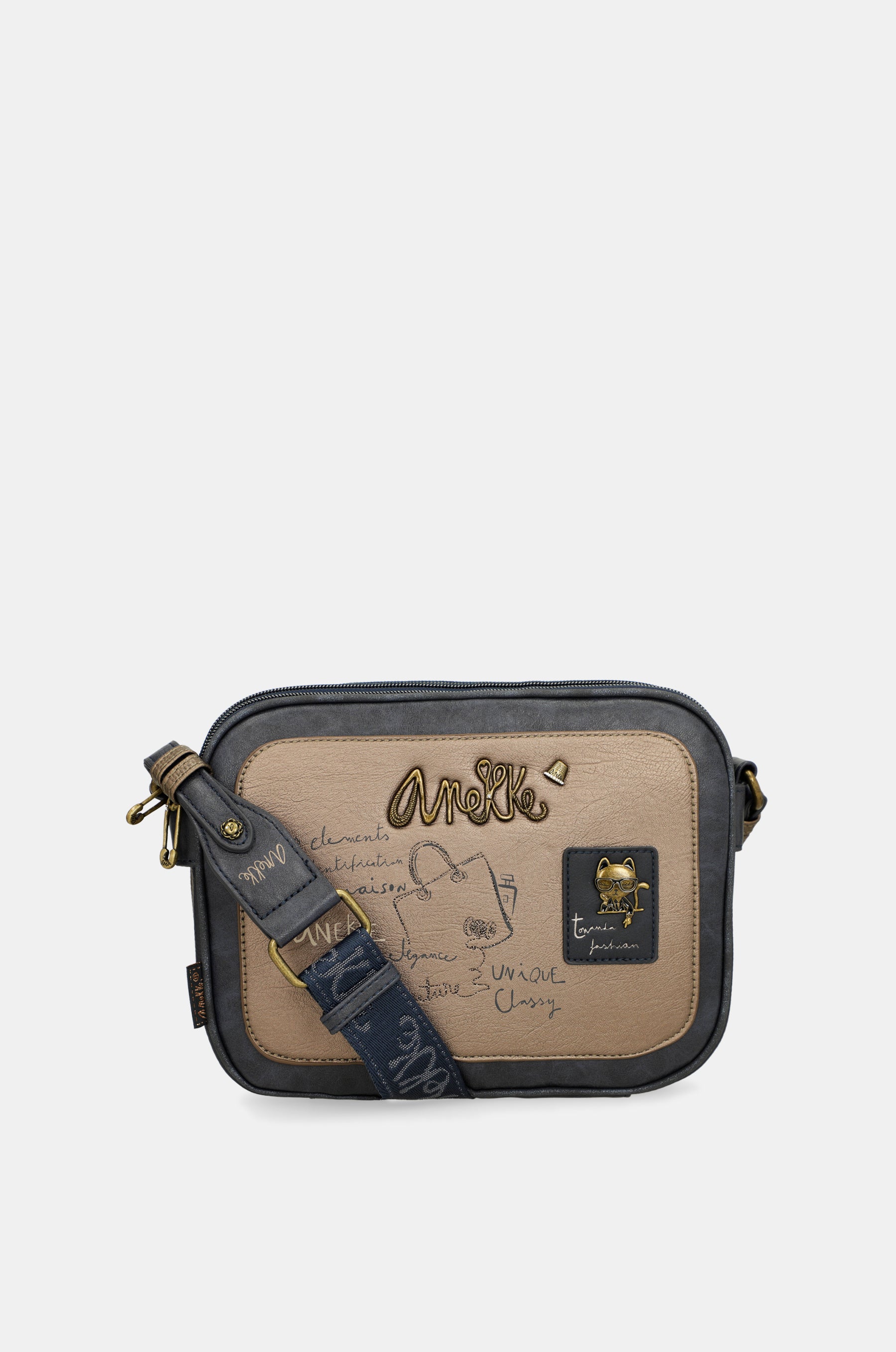 Boutique 3-compartment crossbody bag