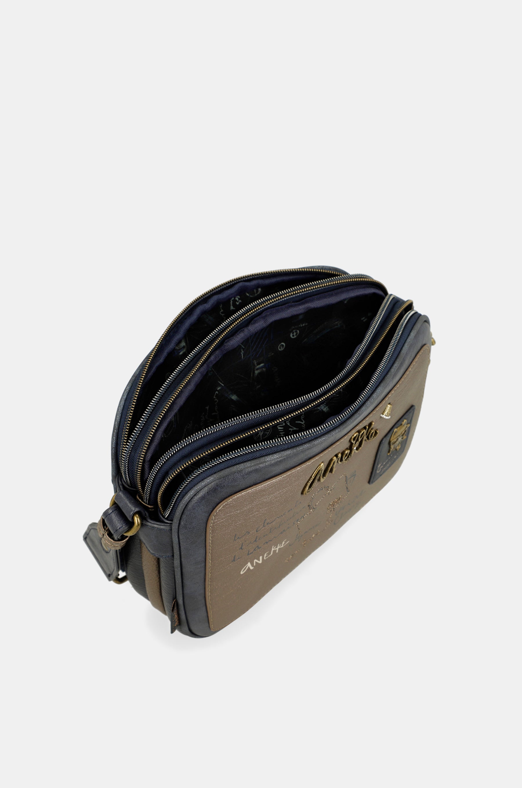 Boutique 3-compartment crossbody bag
