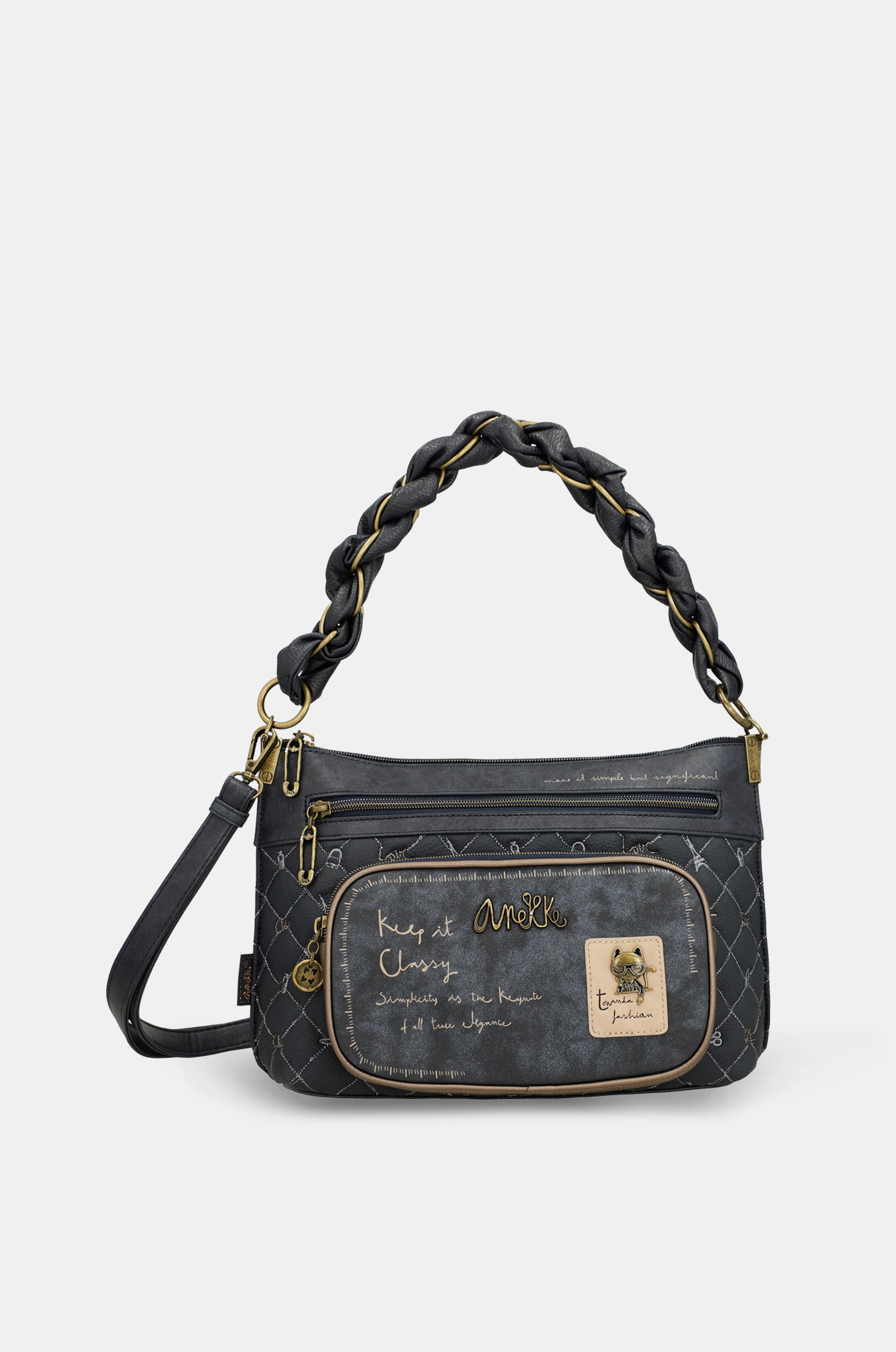 Boutique short-handle crossbody bag