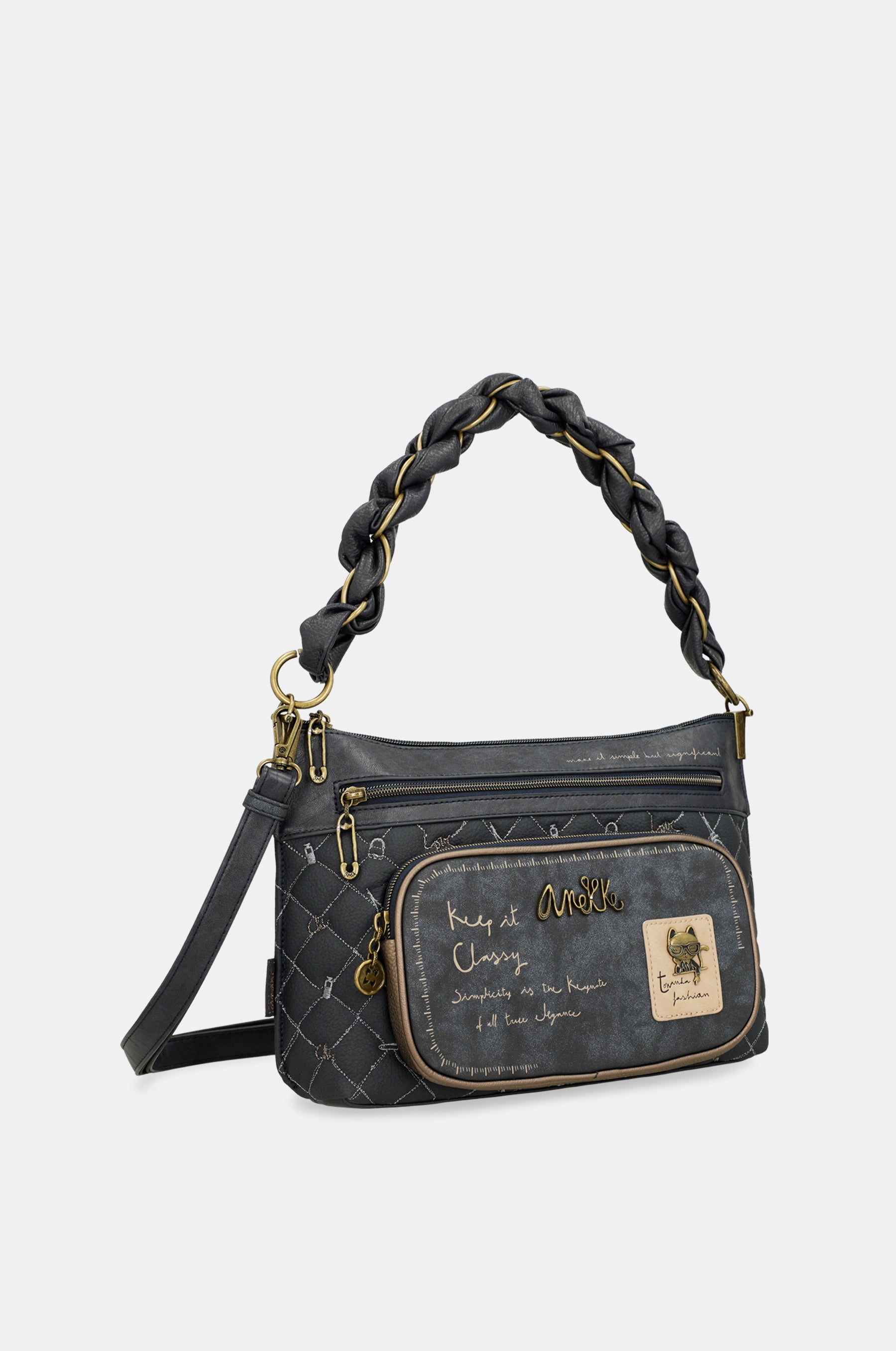 Boutique short-handle crossbody bag