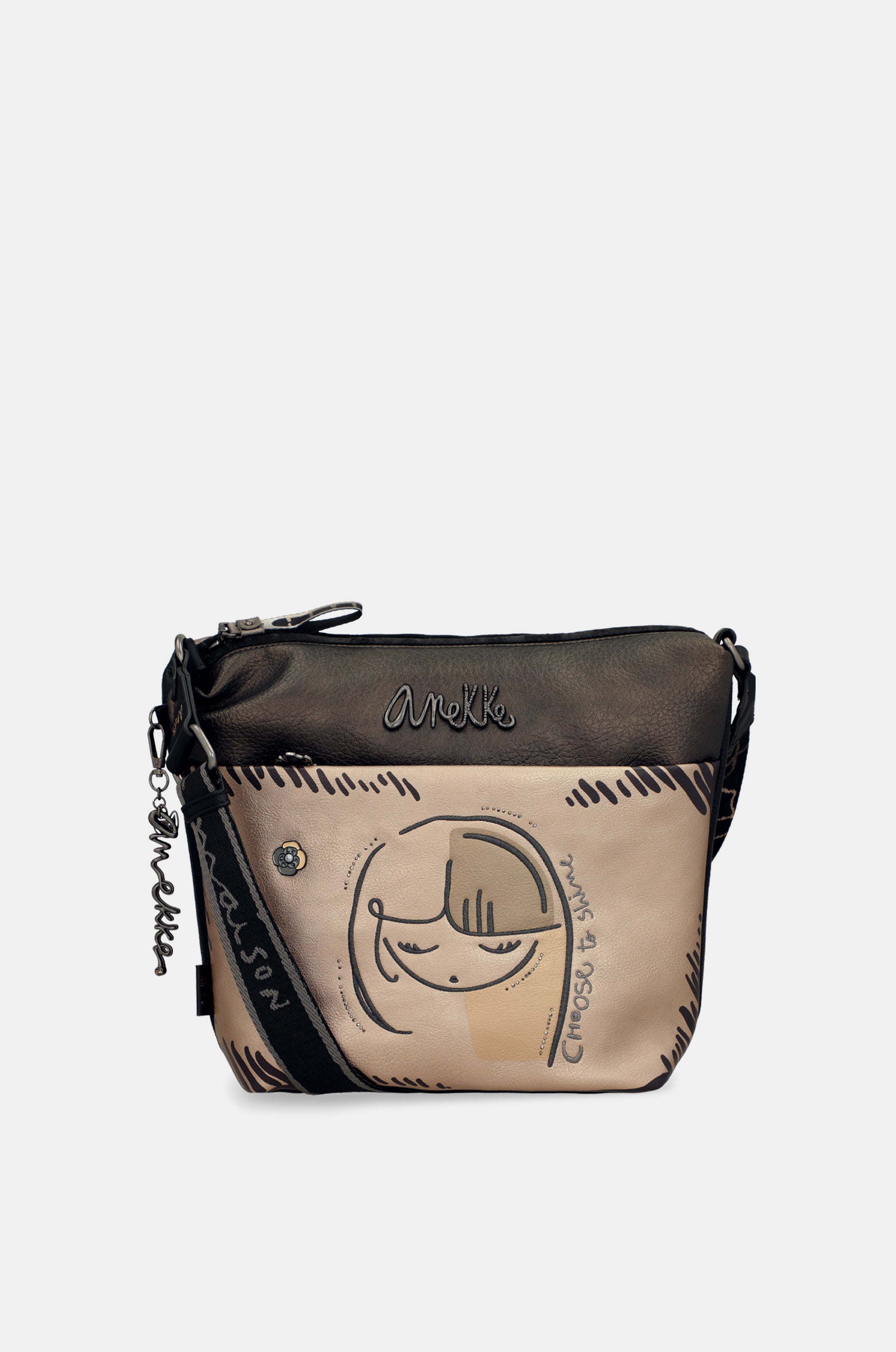 Nature Koko large crossbody bag with front pocket