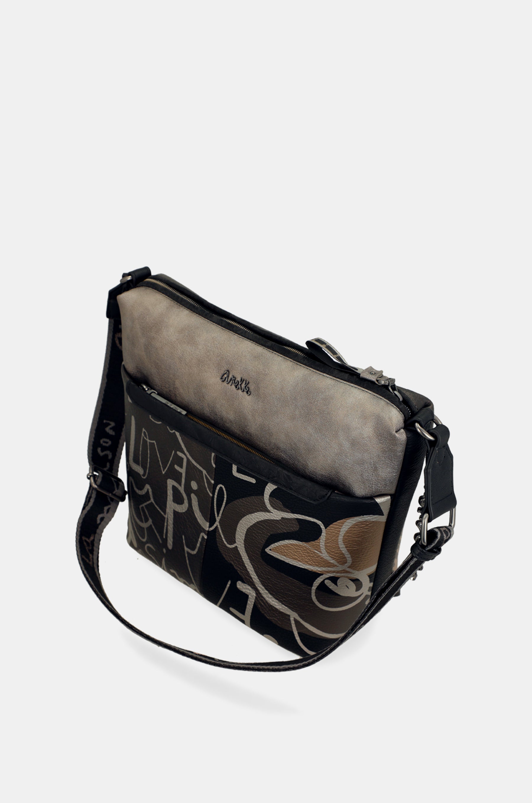 Nature Koko large crossbody bag with front pocket
