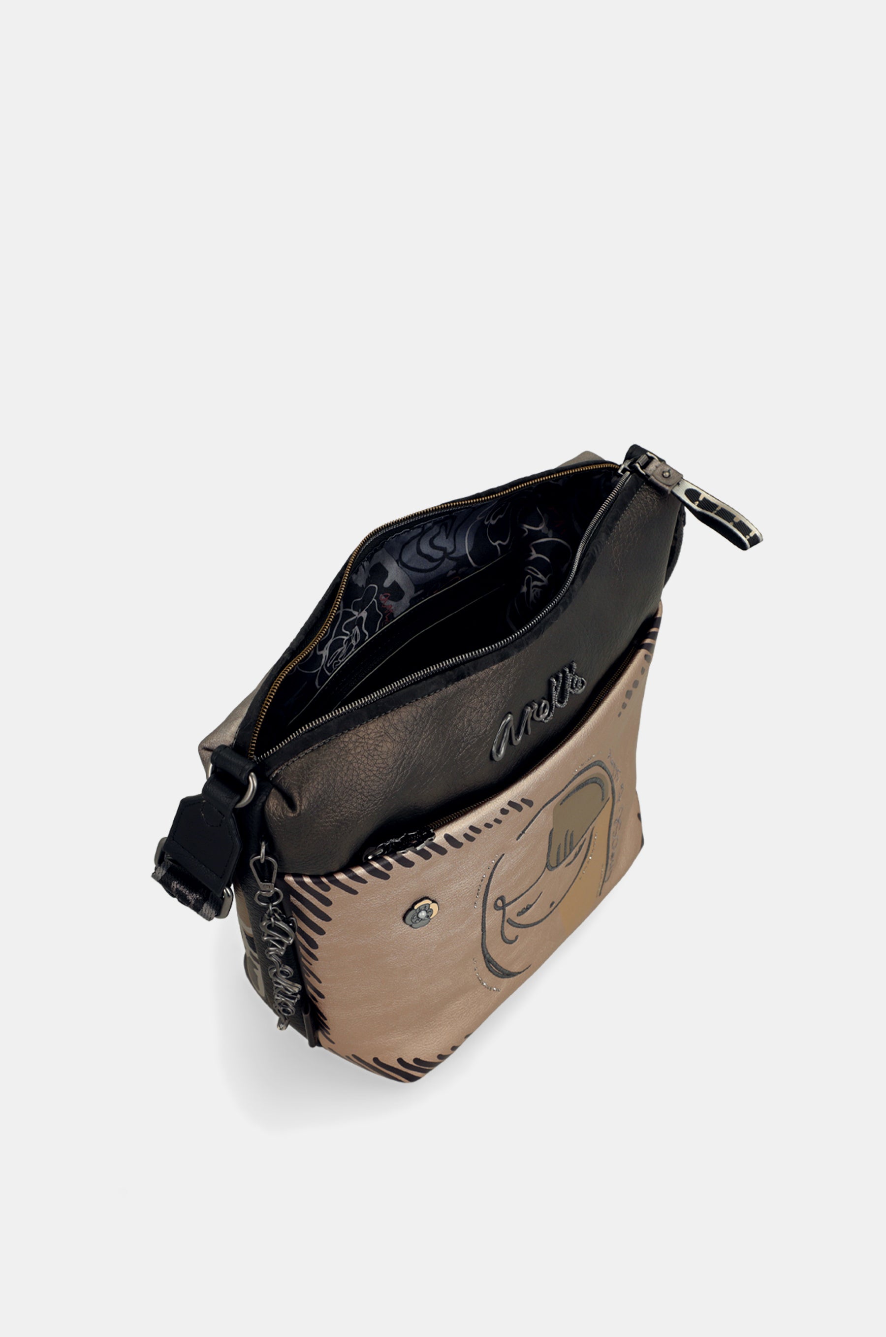 Nature Koko large crossbody bag with front pocket
