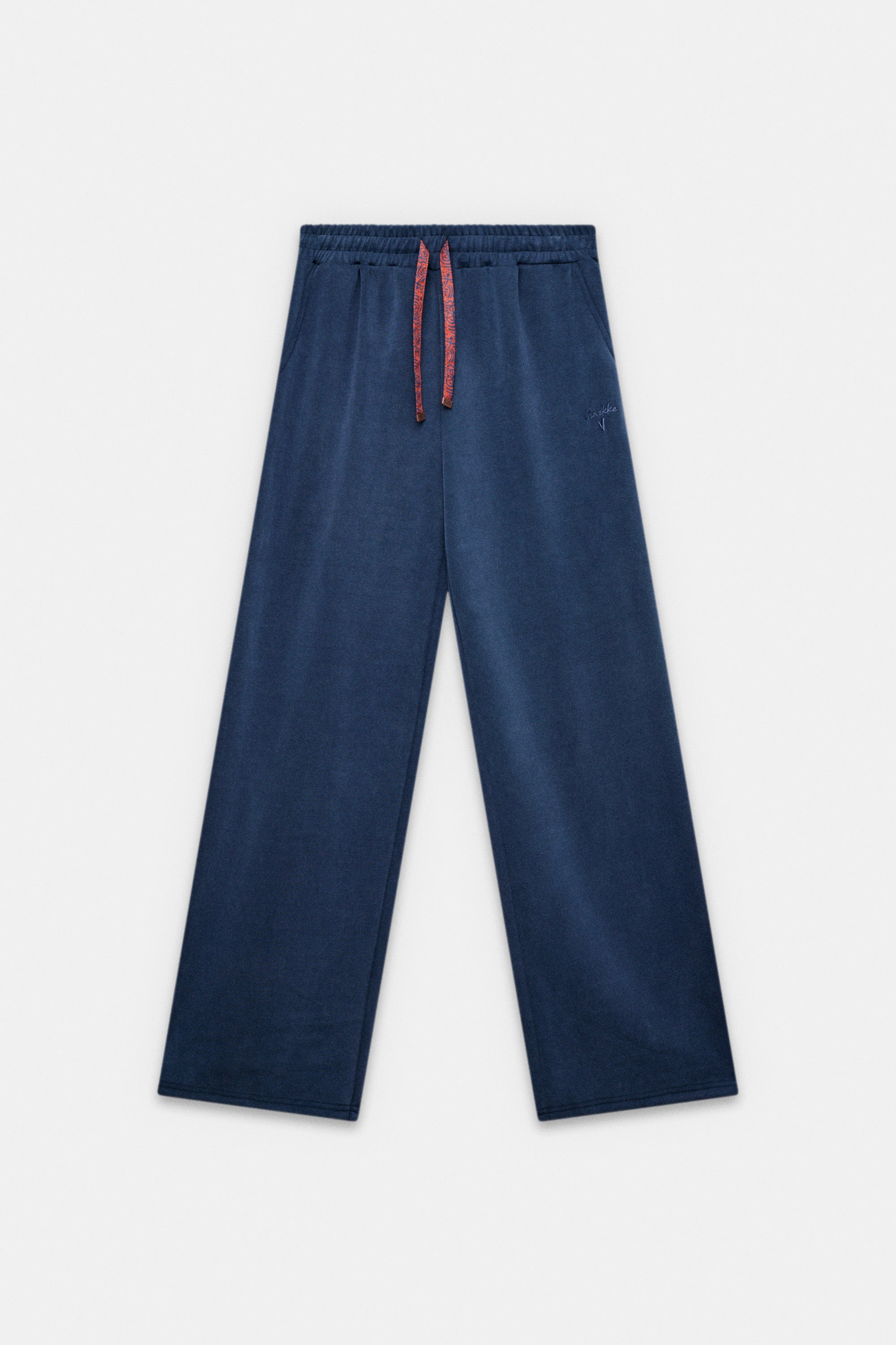 Navy-blue trousers