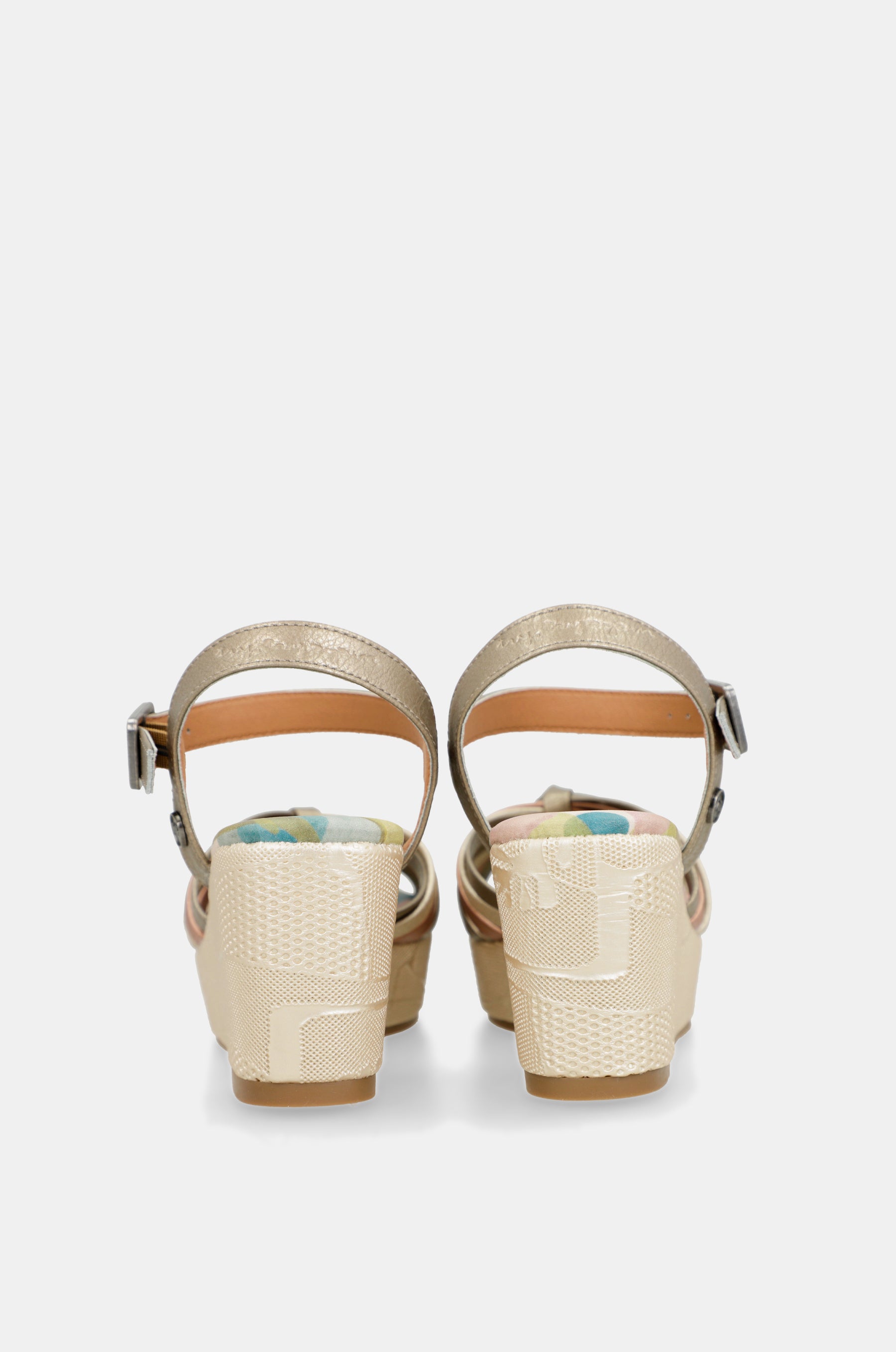 Printed Bloom crossover sandals