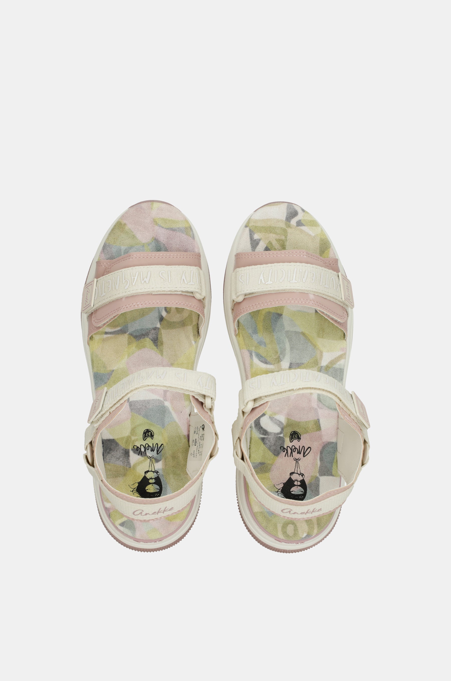 Pink Bloom sporty sandals