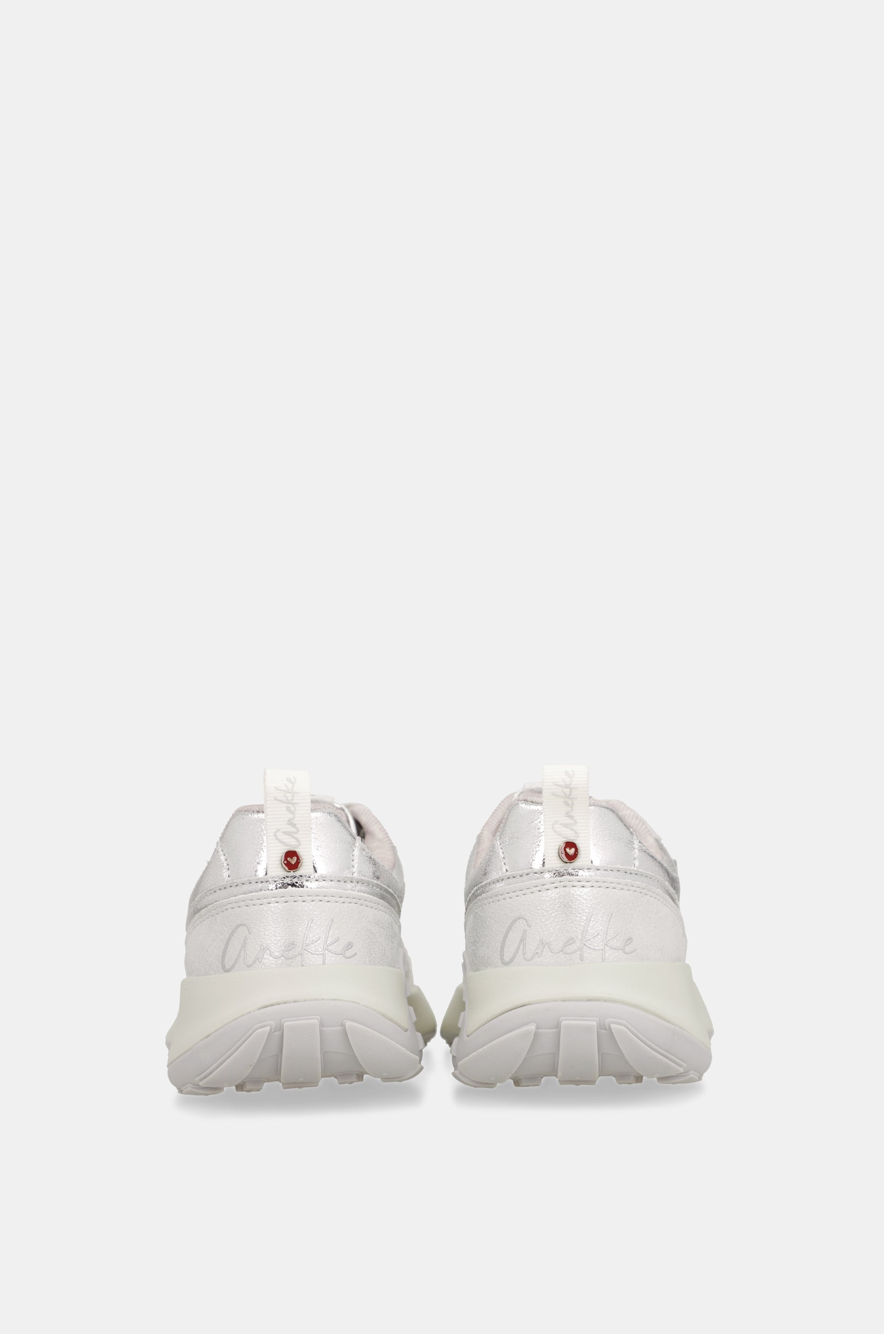 Silver sneakers