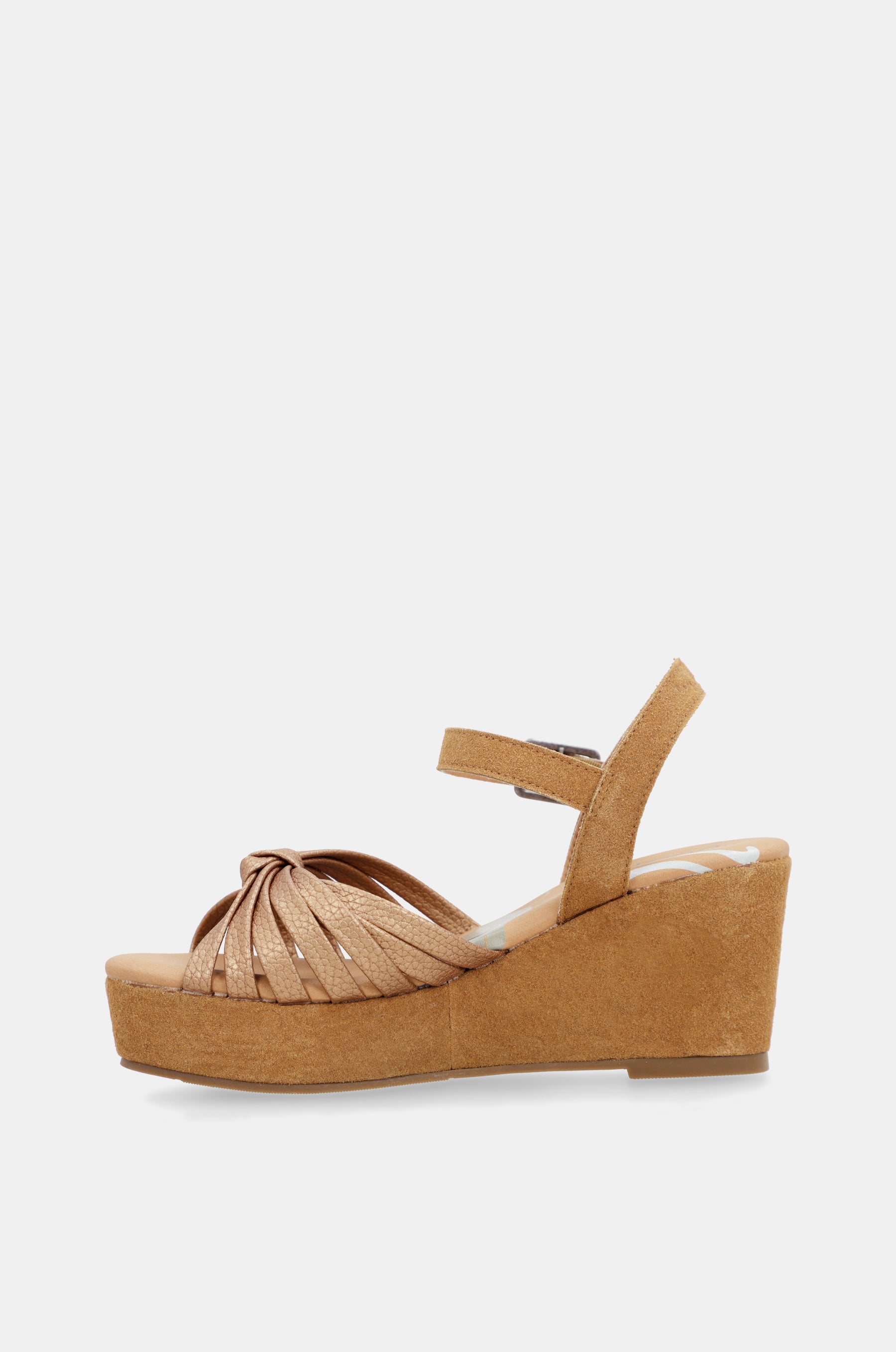 Cinnamon Gaia crossover sandals