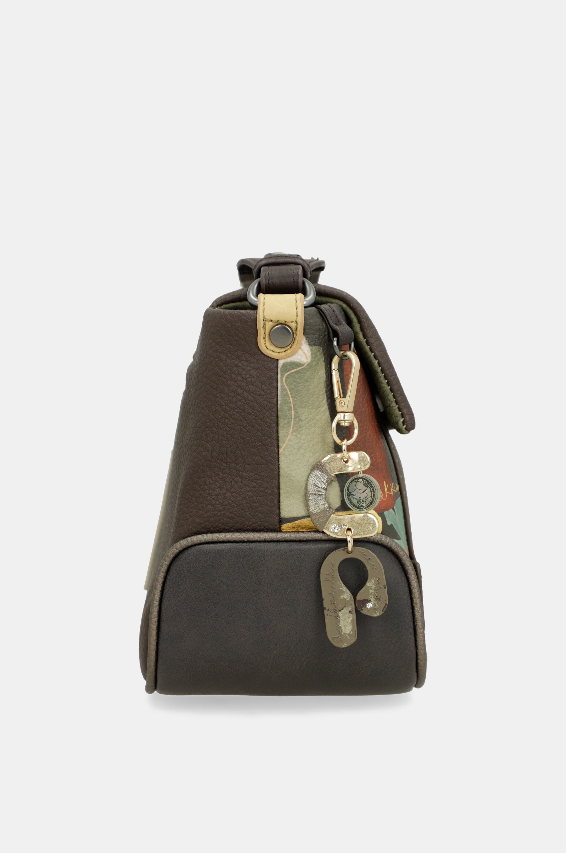 Crossbody bag with printed flap Amphora