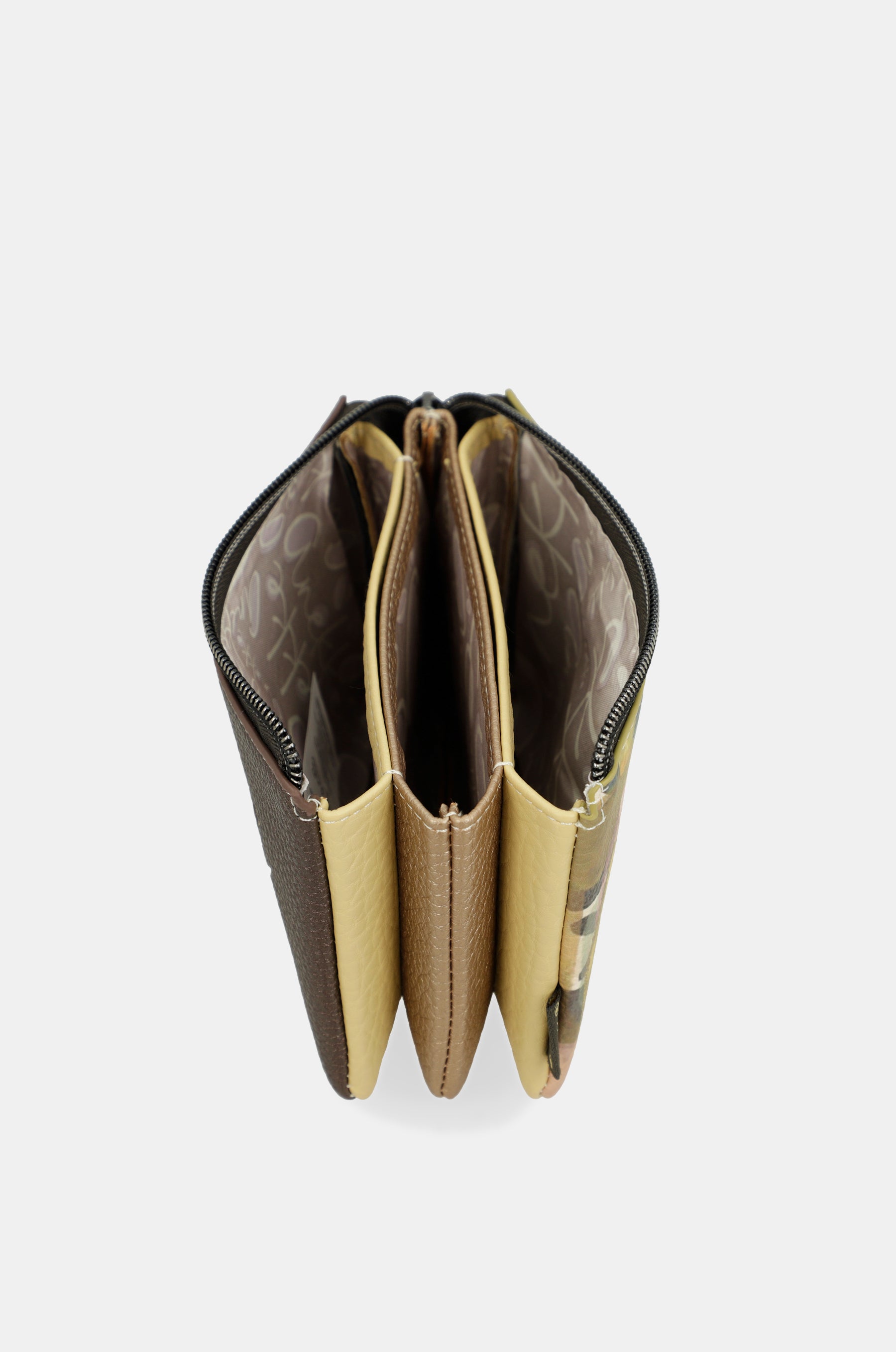 Triple-compartment purse Bloom