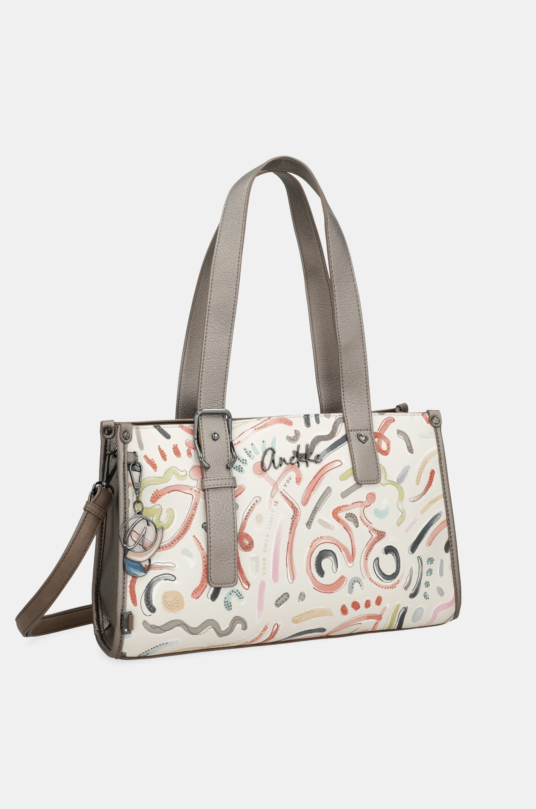 Double-handle bag and crossbody bag Olympia