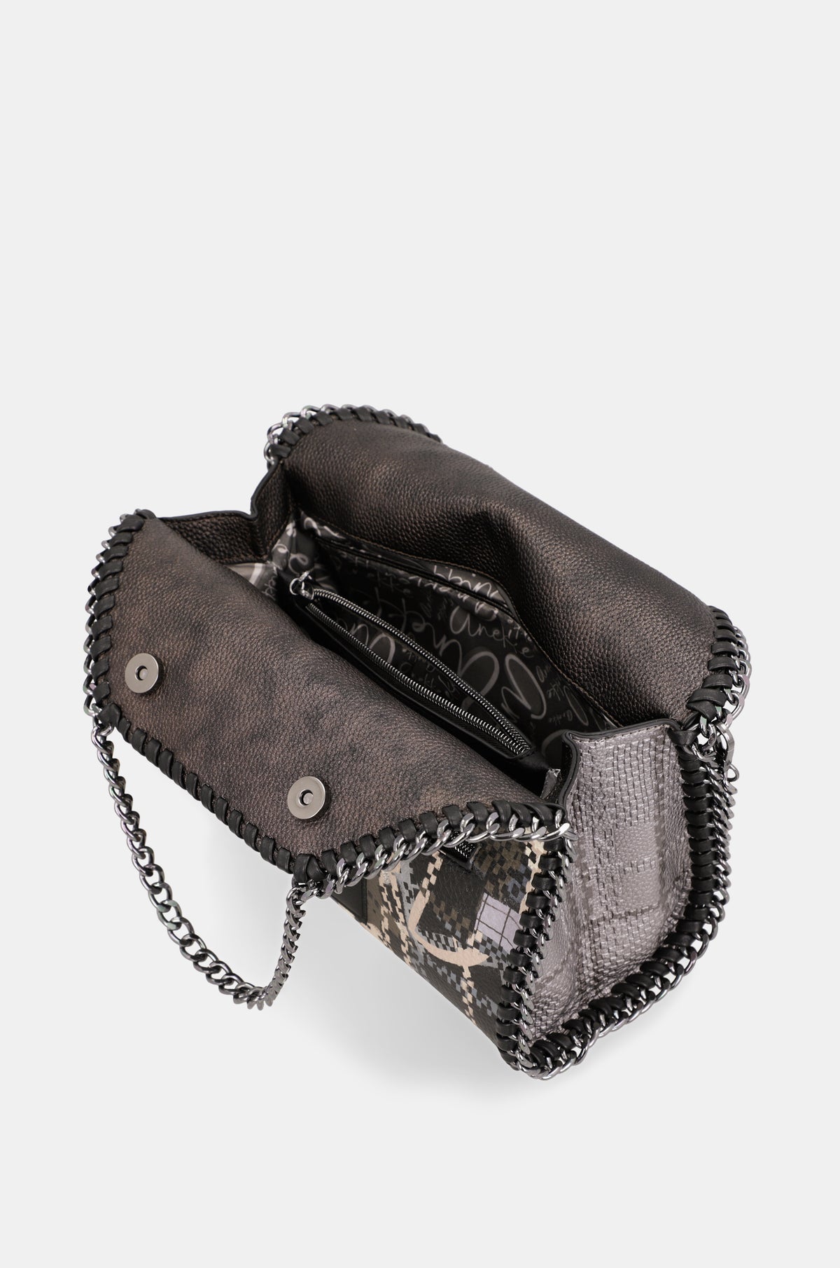 Shoulder bag Iron with metal handle