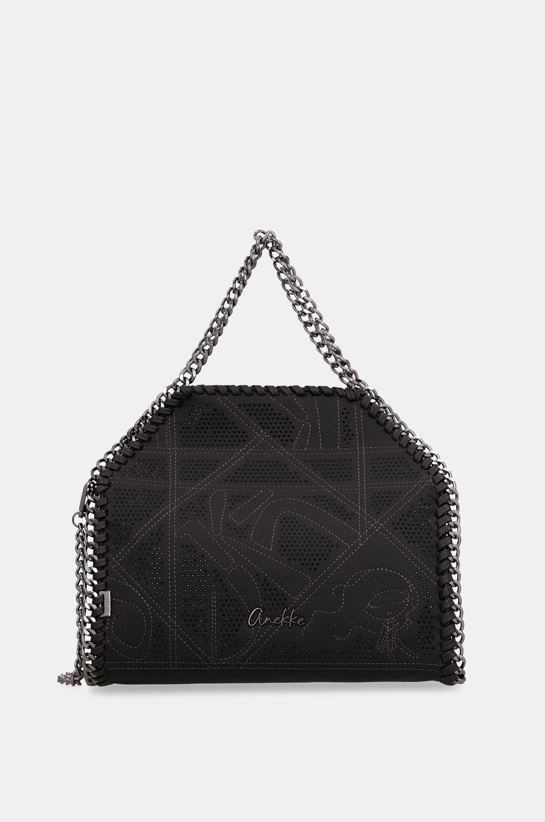 Shoulder bag Iron with metal handle