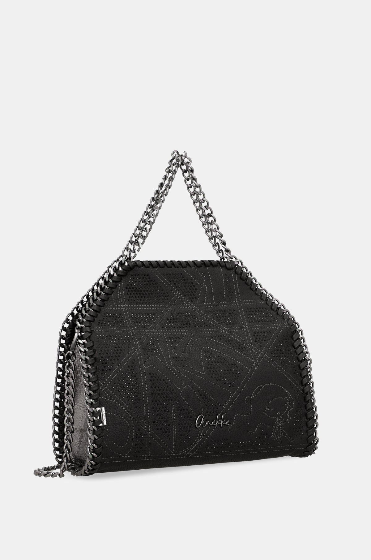 Shoulder bag Iron with metal handle