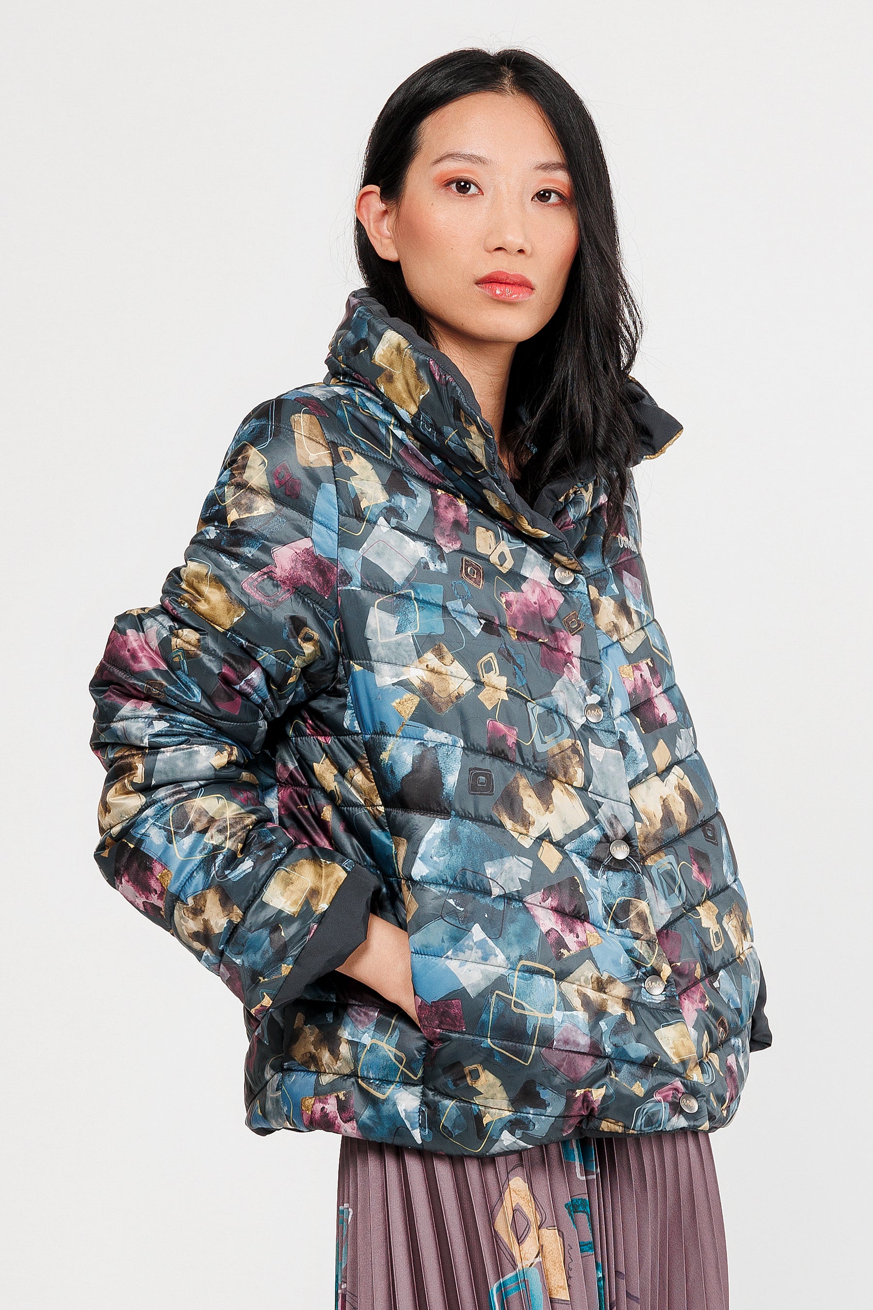 Grey reversible jacket