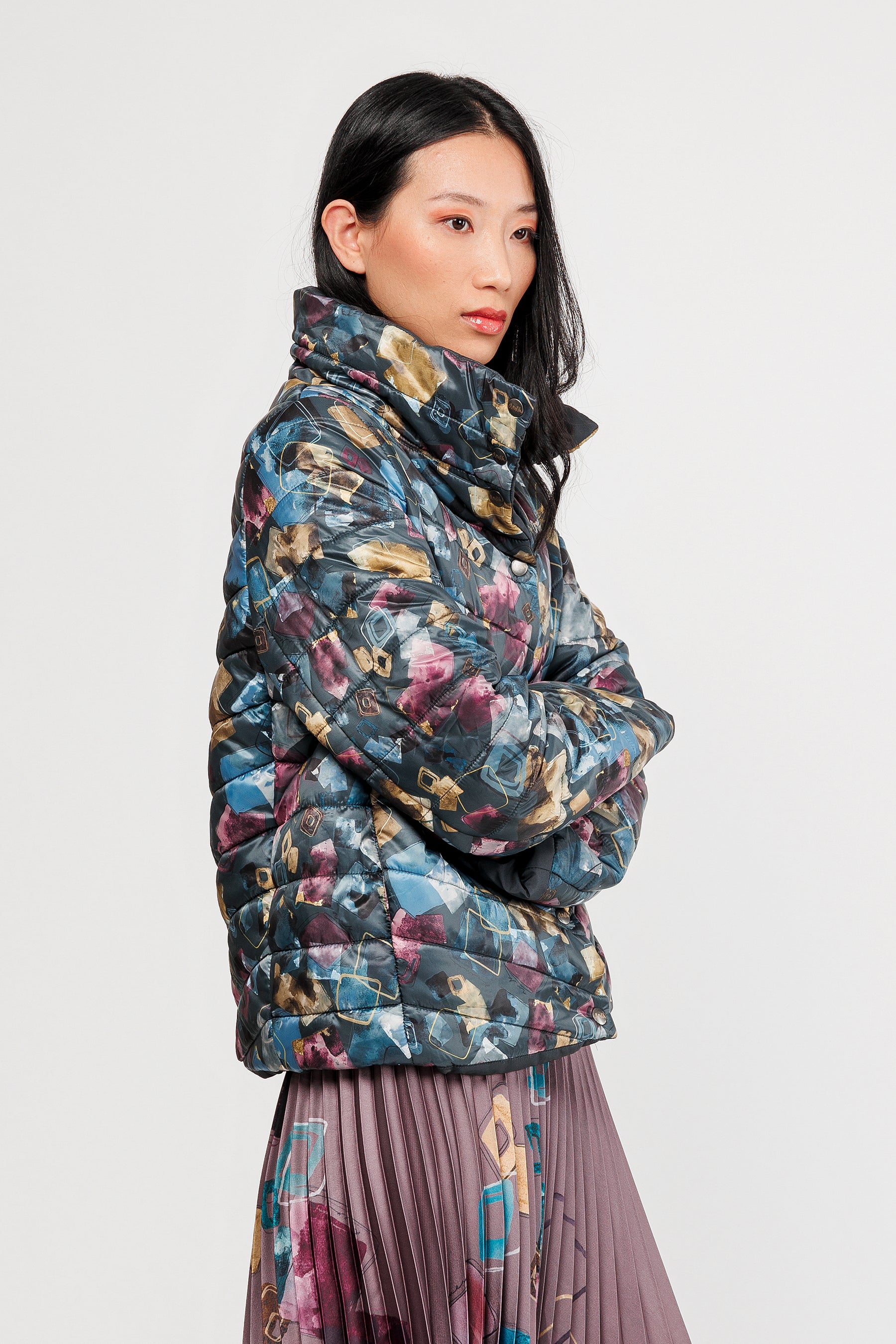Grey reversible jacket