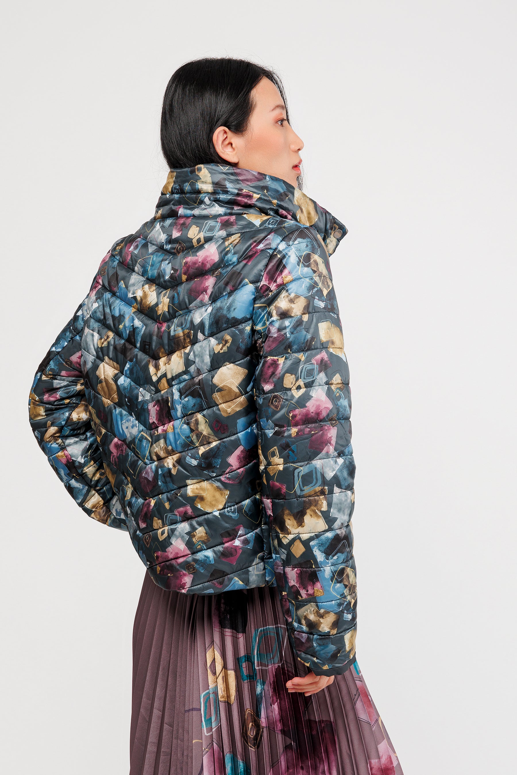 Grey reversible jacket