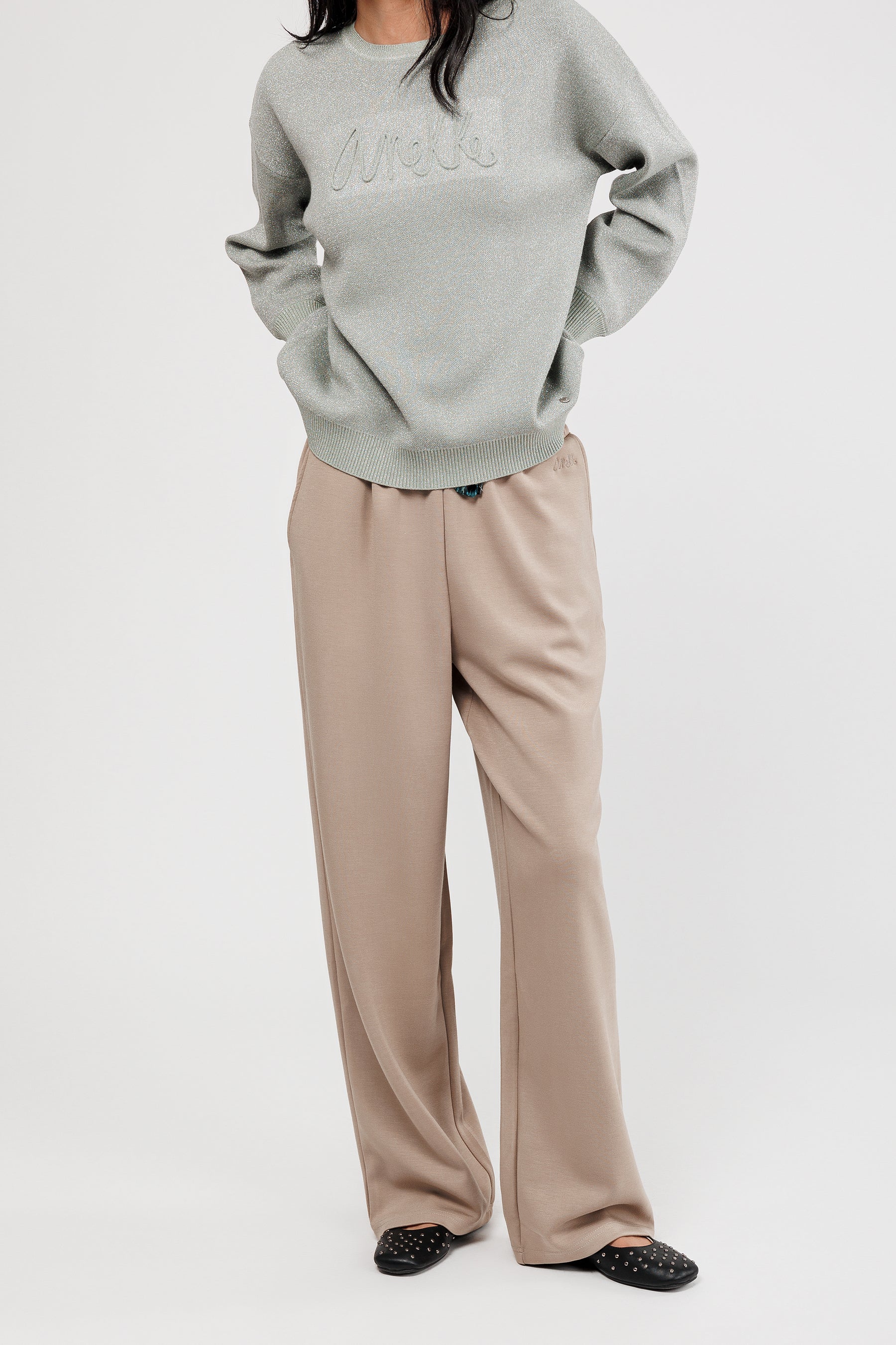 Army green trousers