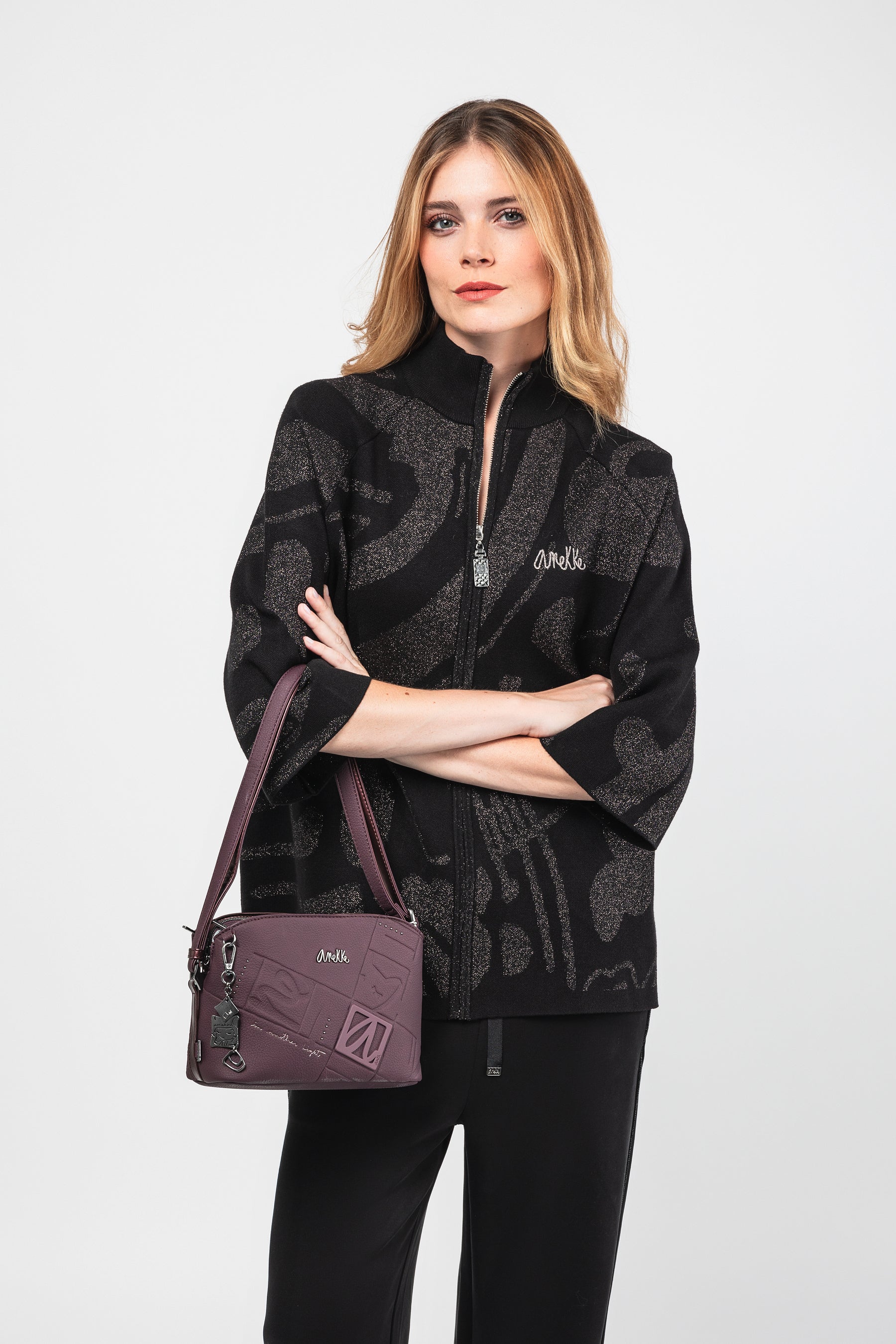 Evolution 3-compartment medium crossbody bag