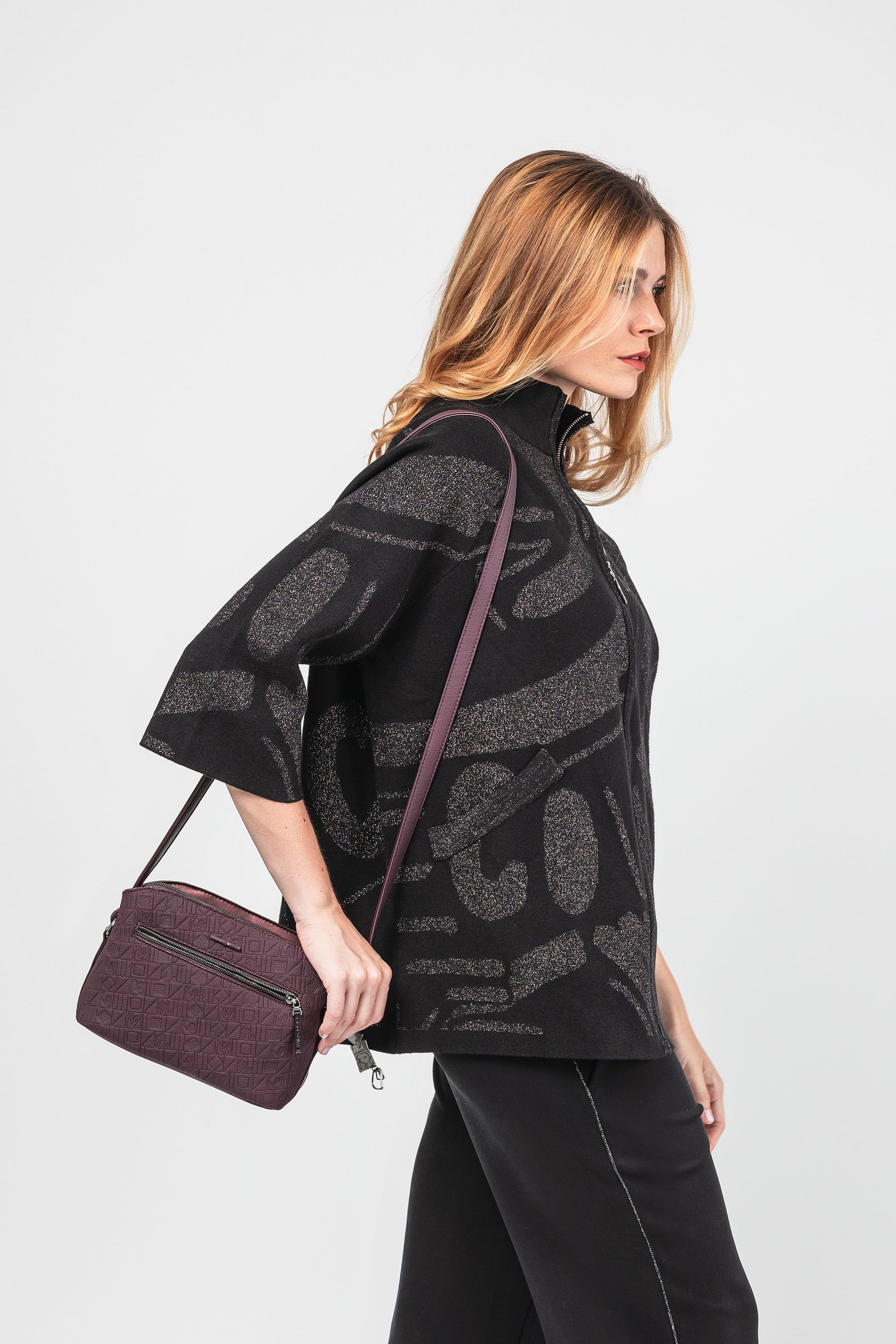 Evolution 3-compartment medium crossbody bag
