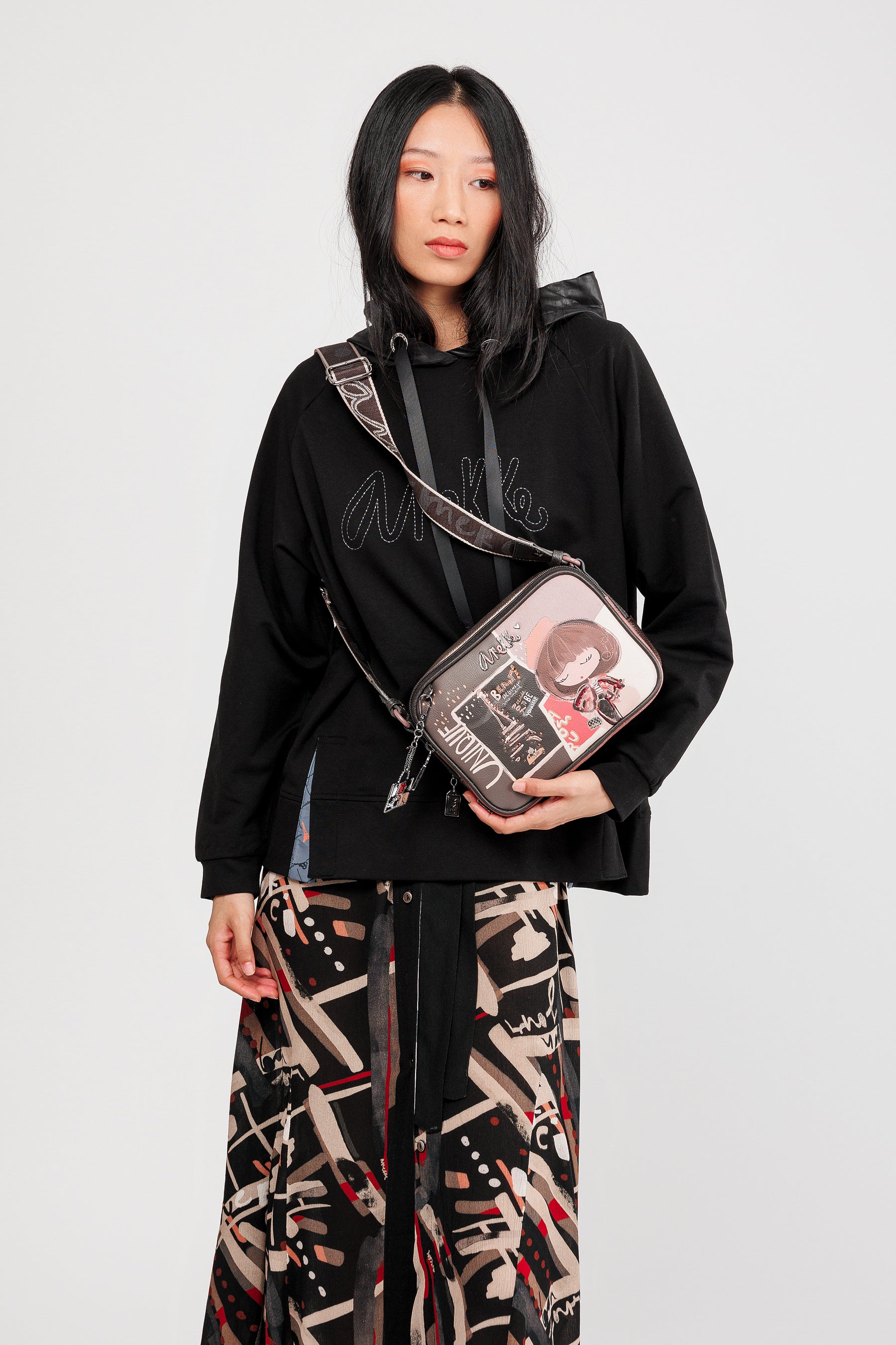 Mademoiselle 2-compartment crossbody bag