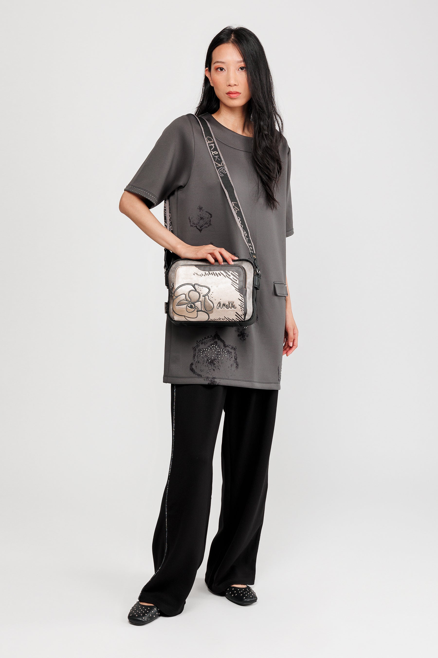 Nature Koko front pocket crossbody bag