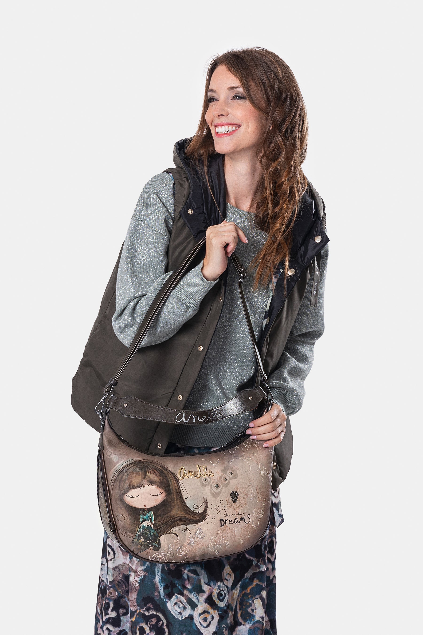 Real shoulder bag