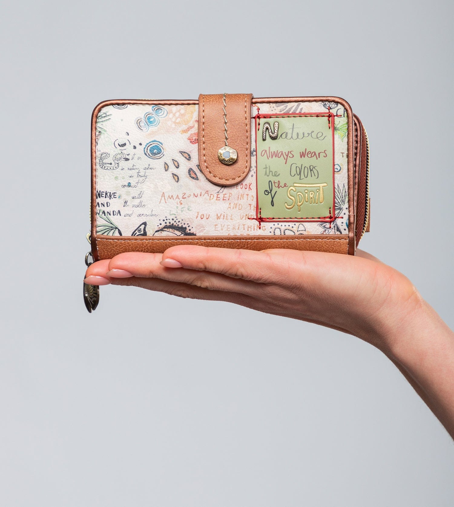 Butterfly medium RFID wallet