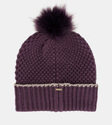 Dark knitted beanie