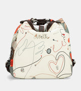 Convertible shoulder bag into backpack Alma