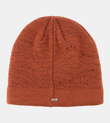 Burgundy knitted beanie