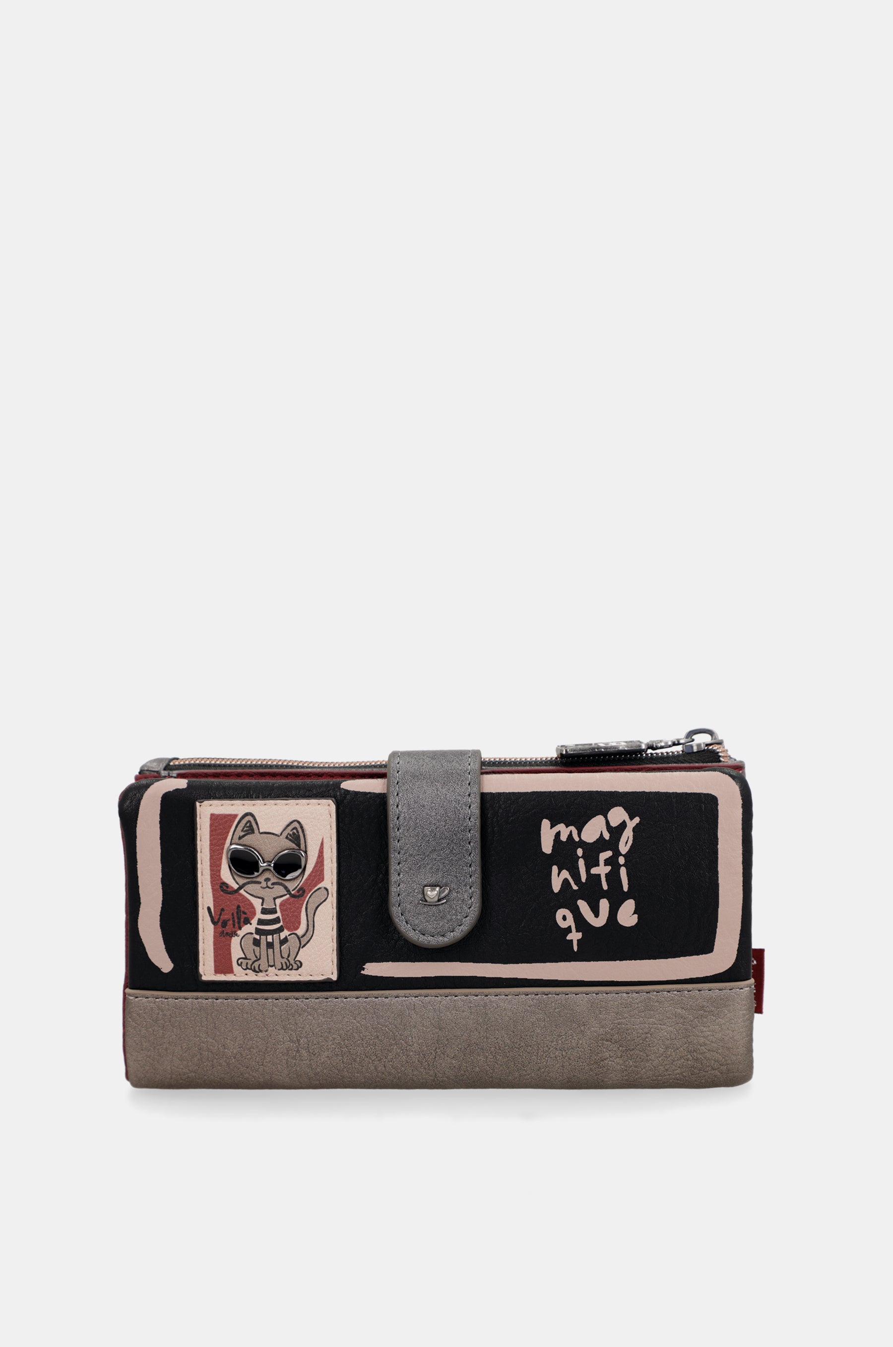 Parisian flexible large RFID wallet
