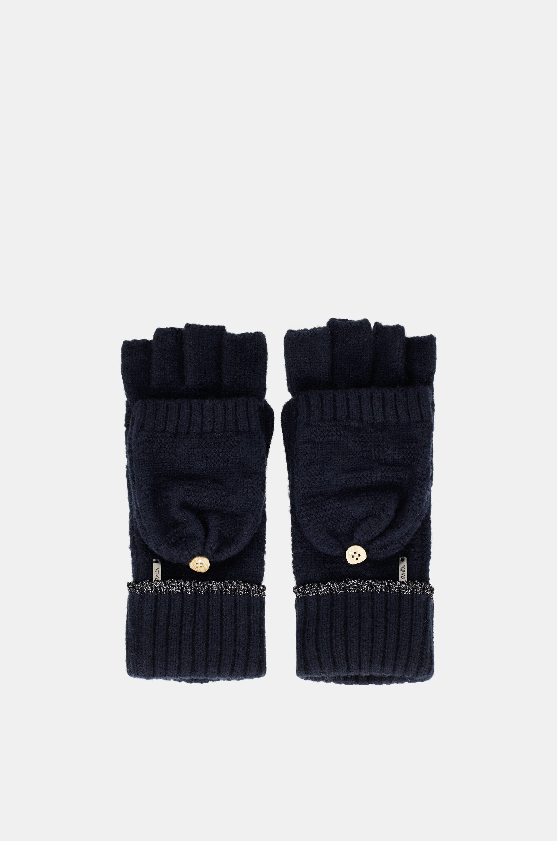 Navy mittens