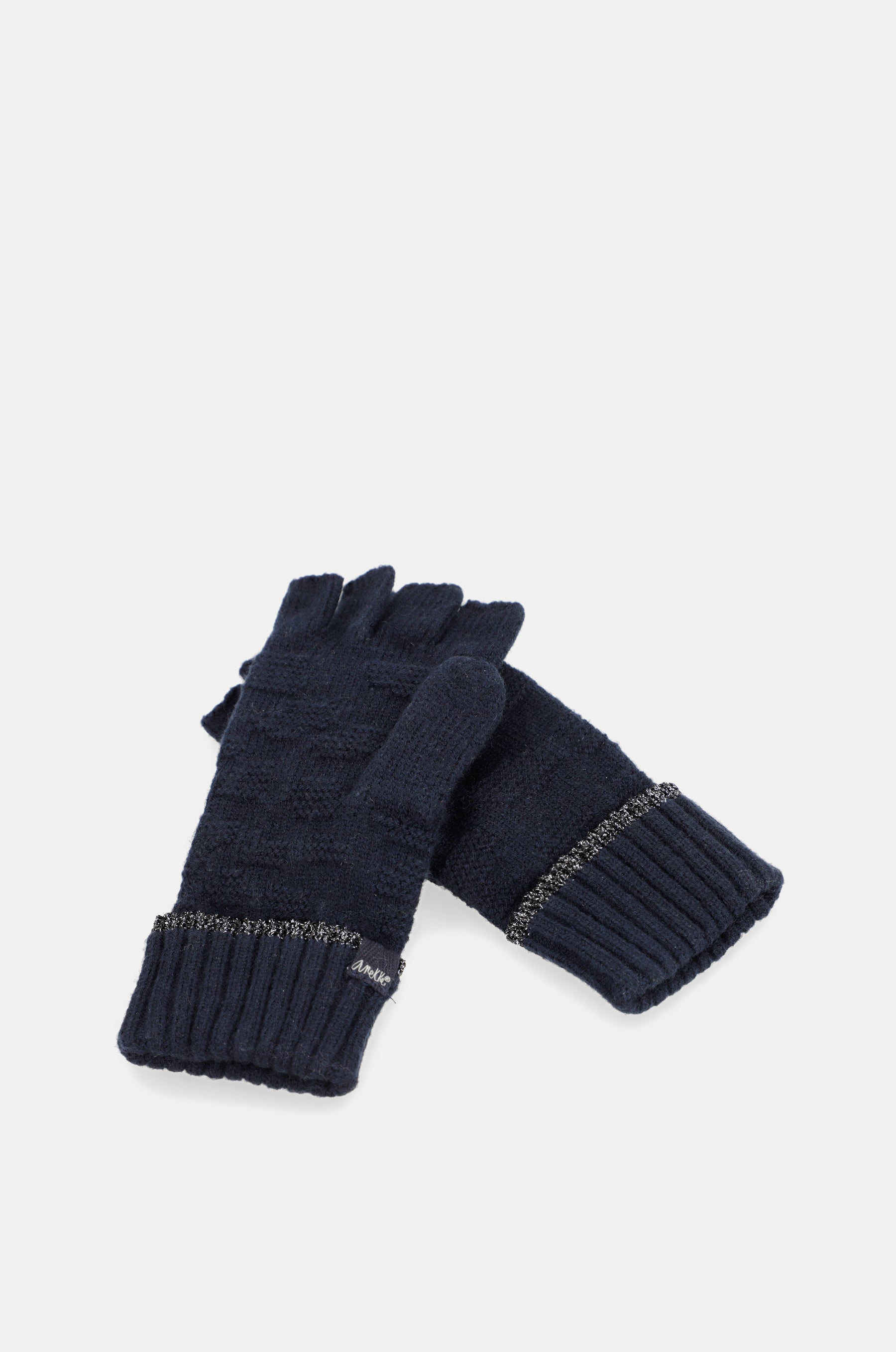 Navy mittens