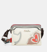 Double compartment crossbody bag Alma