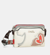 Double compartment crossbody bag Alma