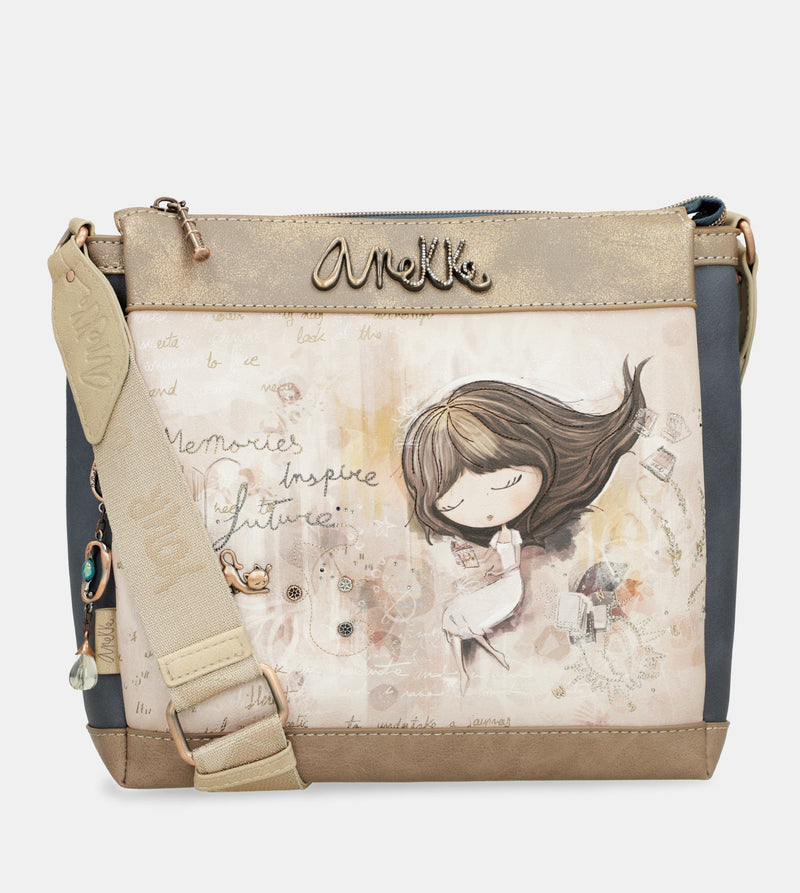 Crossbody bag with 3 compartments Memories