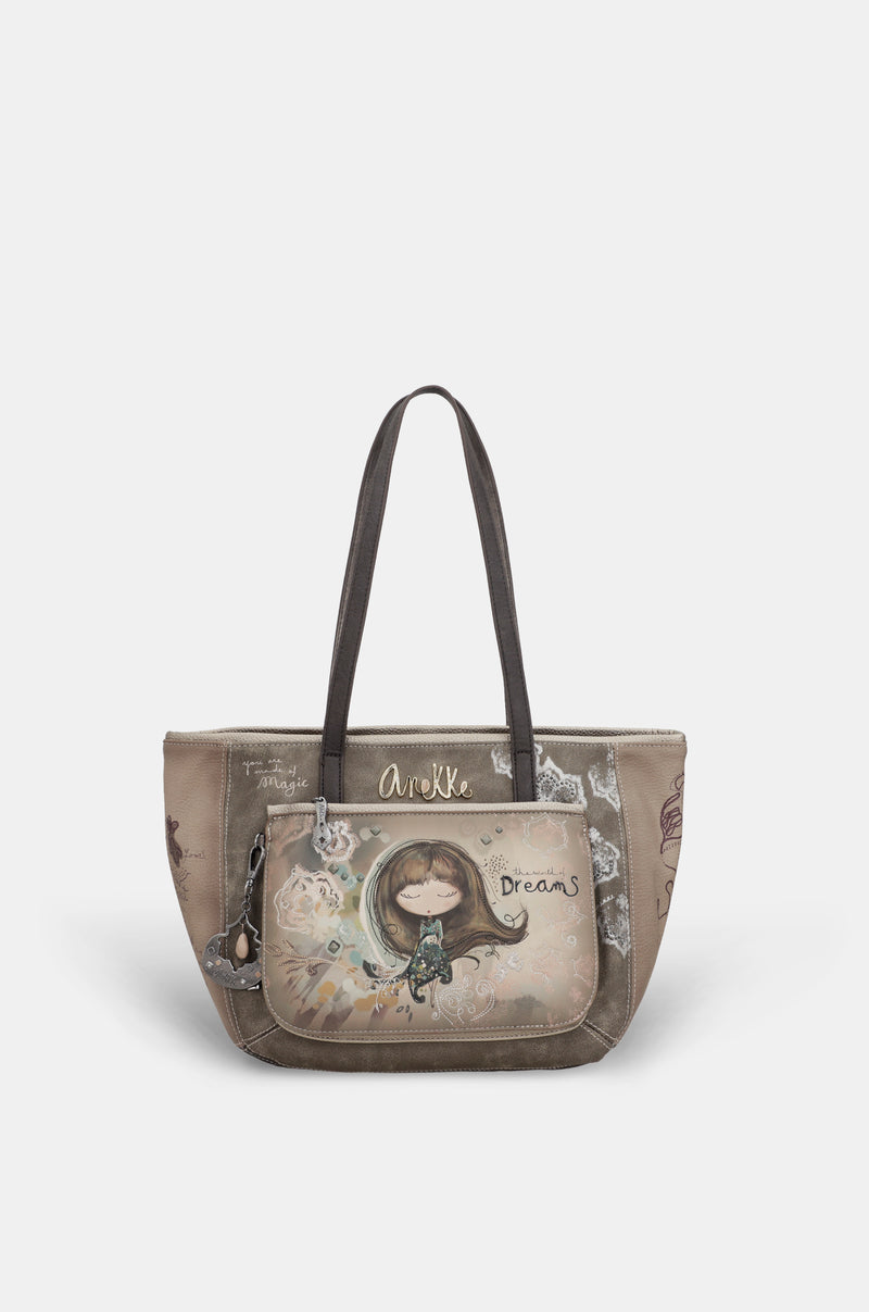 Real large shoulder bag