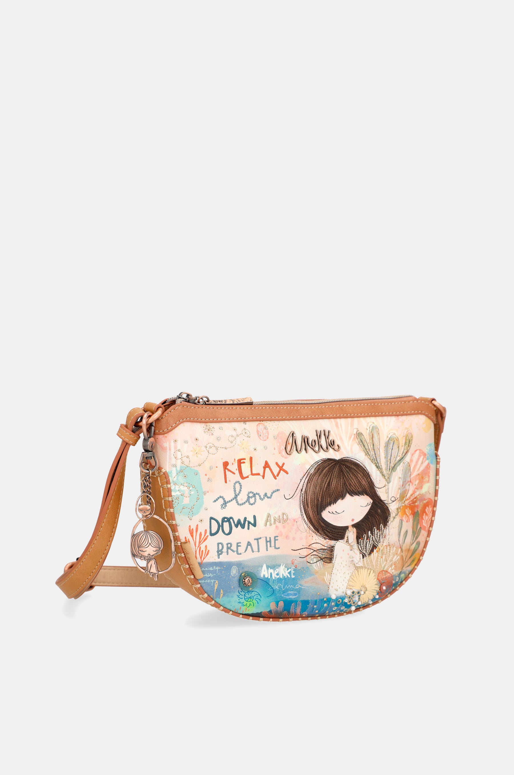 Mediterranean Oval Shoulder Bag