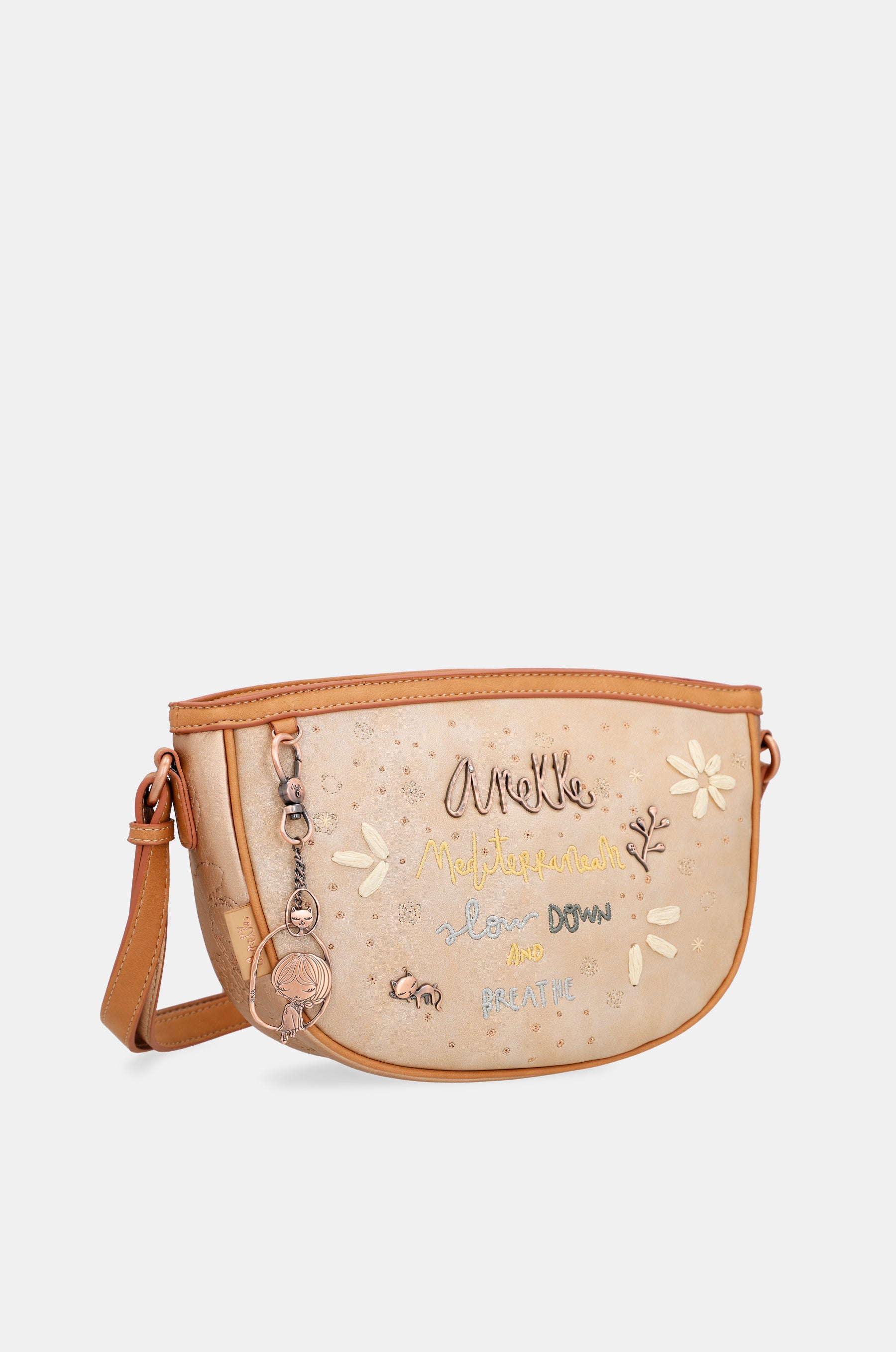 Slow Life Oval shoulder bag