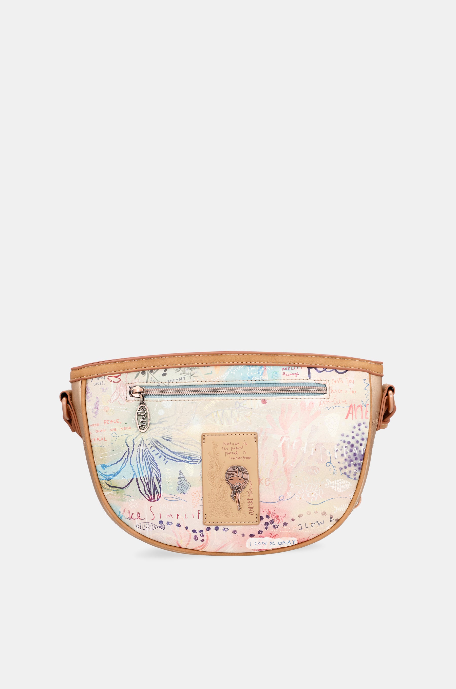 Slow Life Oval shoulder bag