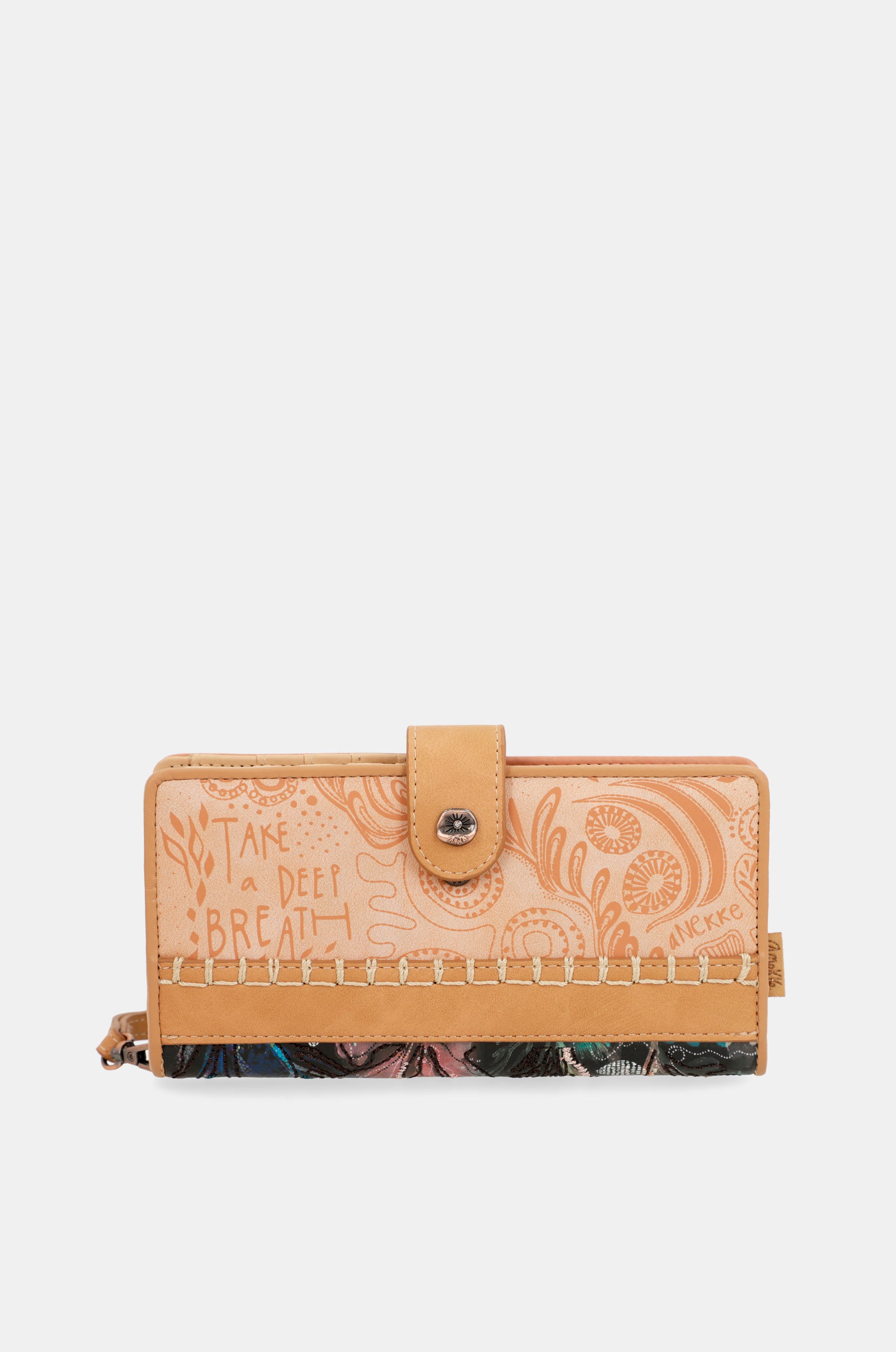 Coral black Large wallet