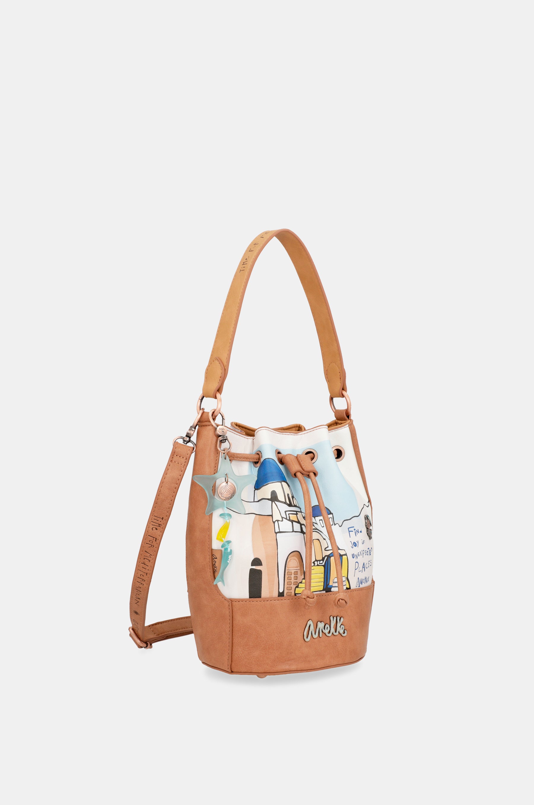 Sunrise Triple Compartment Shoulder Bag