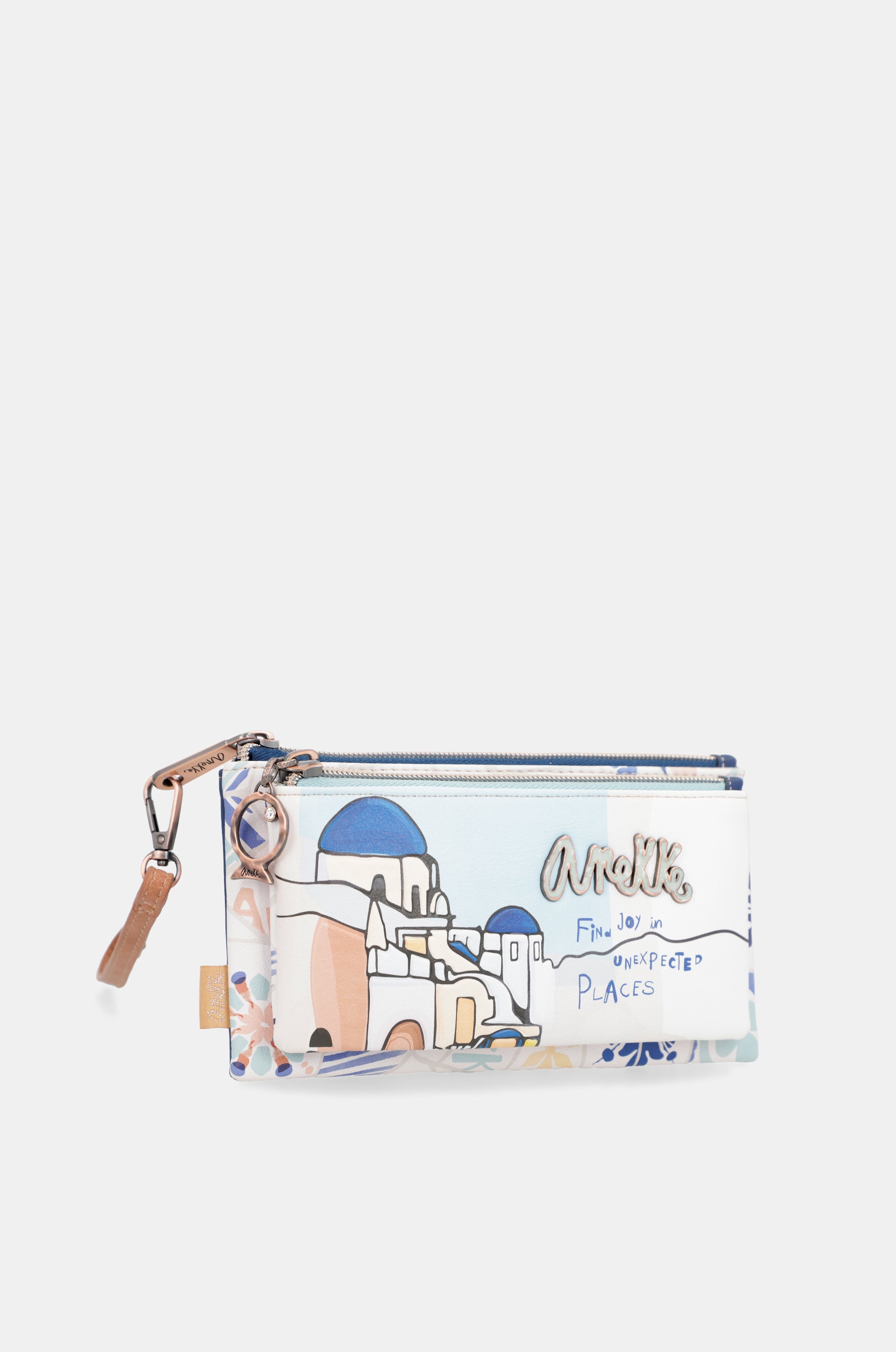 Sunrise Wallet purse with hand strap