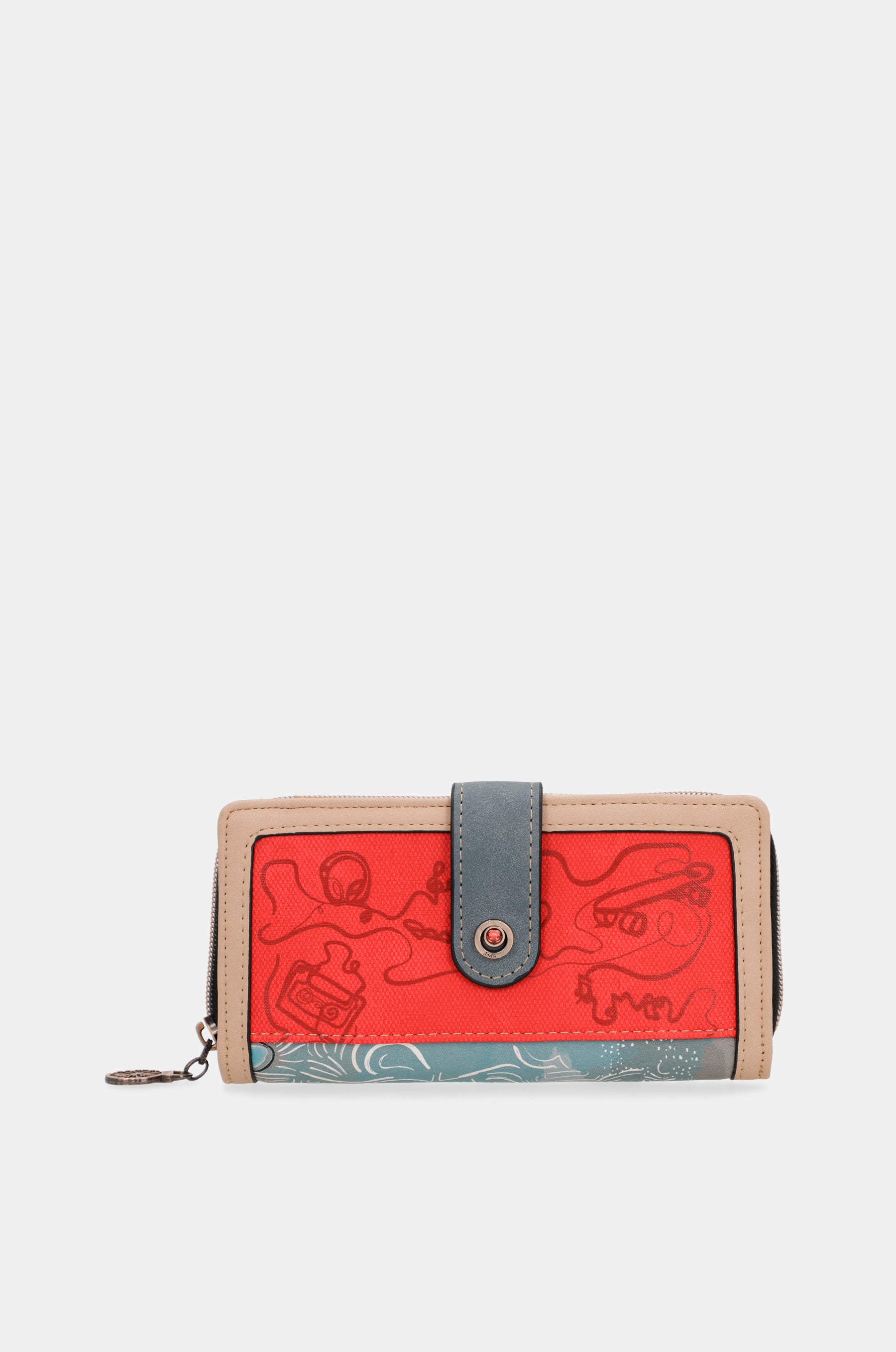 Fun & Music large printed wallet