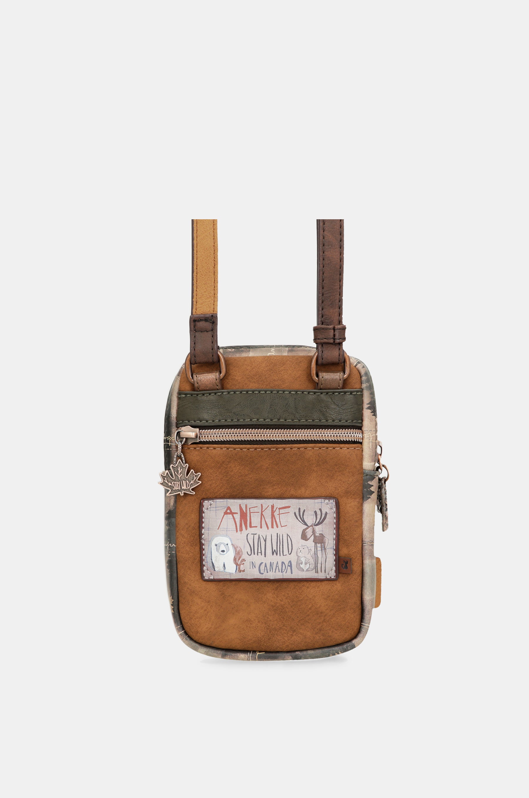 The Forest mini shoulder bag with front pocket
